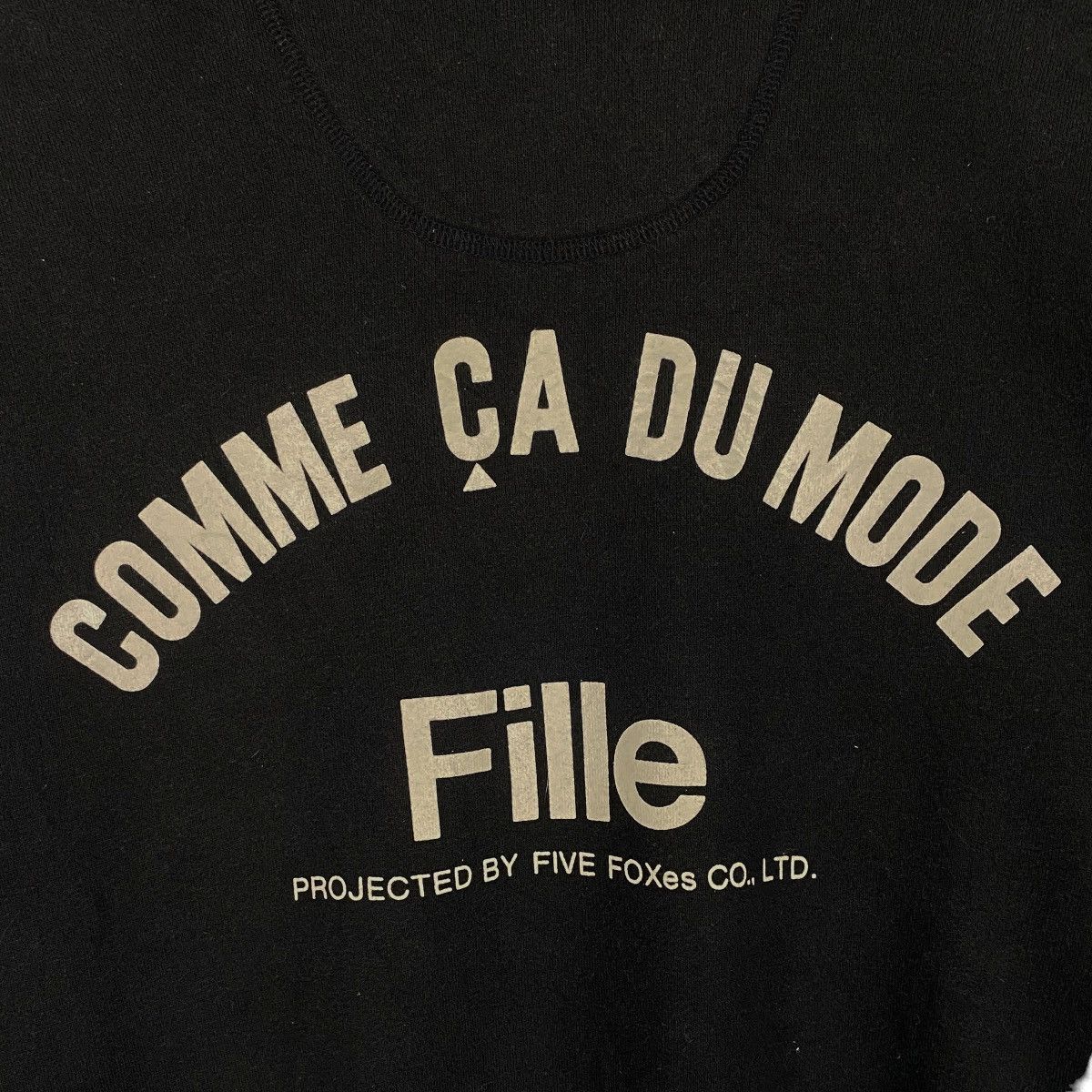 Comme Ca Ism × Vintage Vintage Comme Ca Ism Sweatshirt Crewneck Black Size US S / EU 44-46 / 1 - 6 Thumbnail