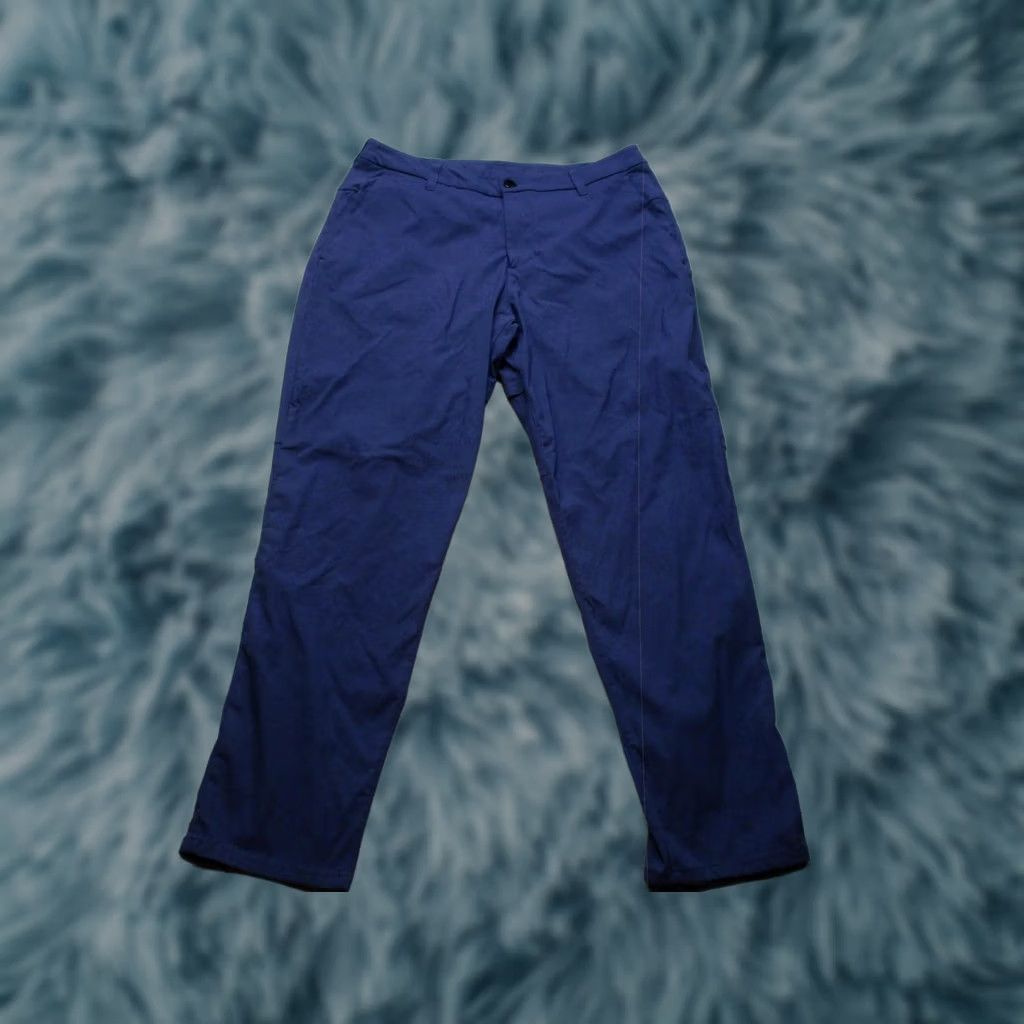 Lululemon Lululemon Commission Pants Mens 34 Blue Stretch Chino Travel Walking LM5A585 Size US 34 / EU 50 - 1 Thumbnail