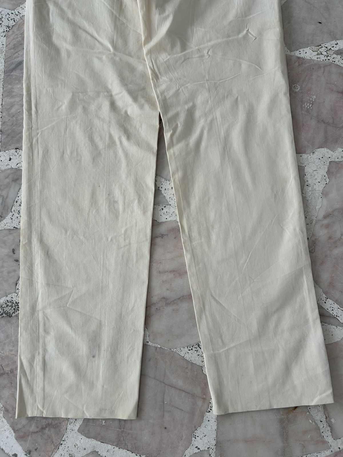 Prada NOS Prada Vintage Slacks White Size US 31 - 9 Thumbnail