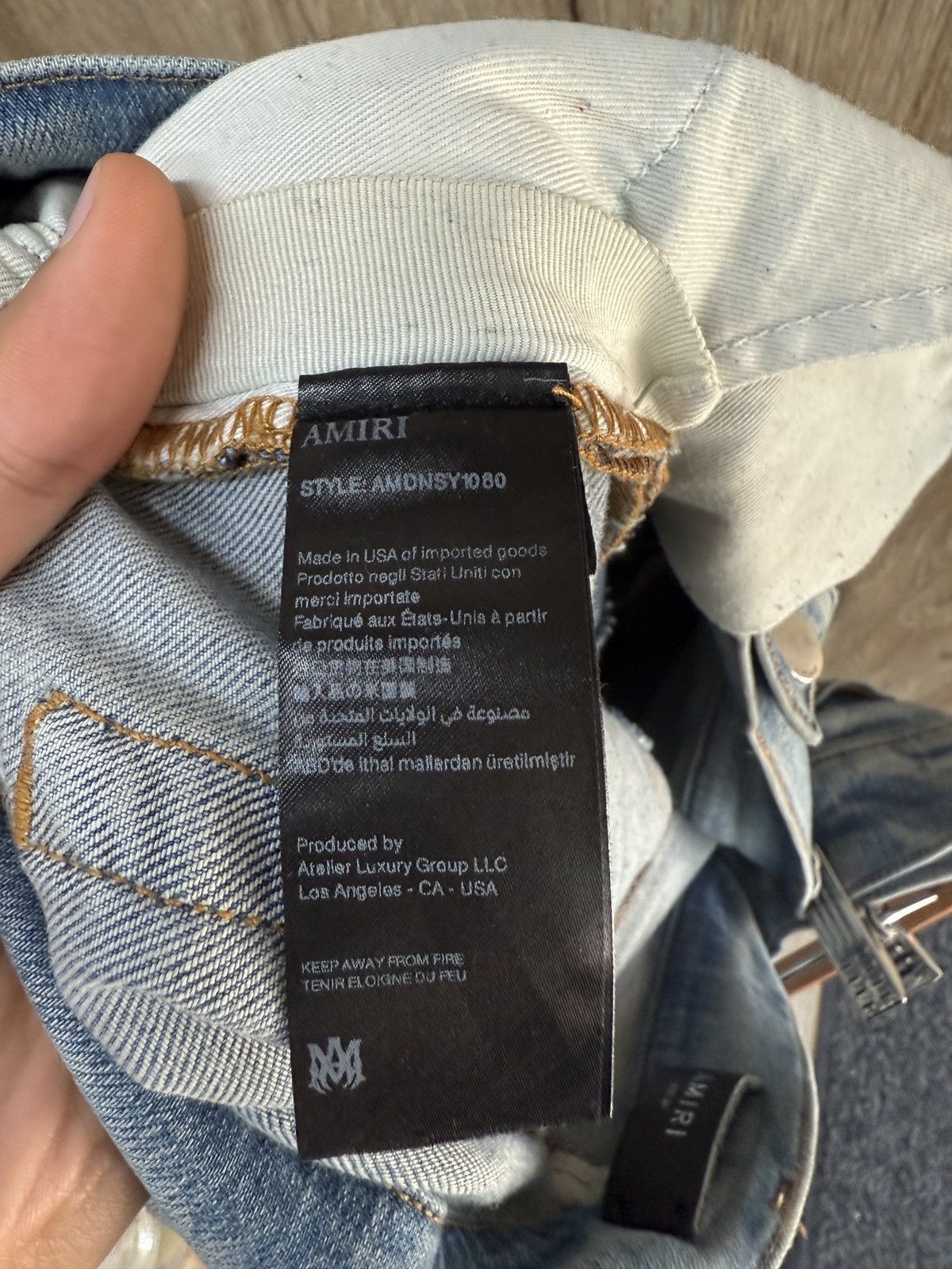 Amiri Amiri Staggered Denim Jeans Size US 36 / EU 52 - 9 Thumbnail