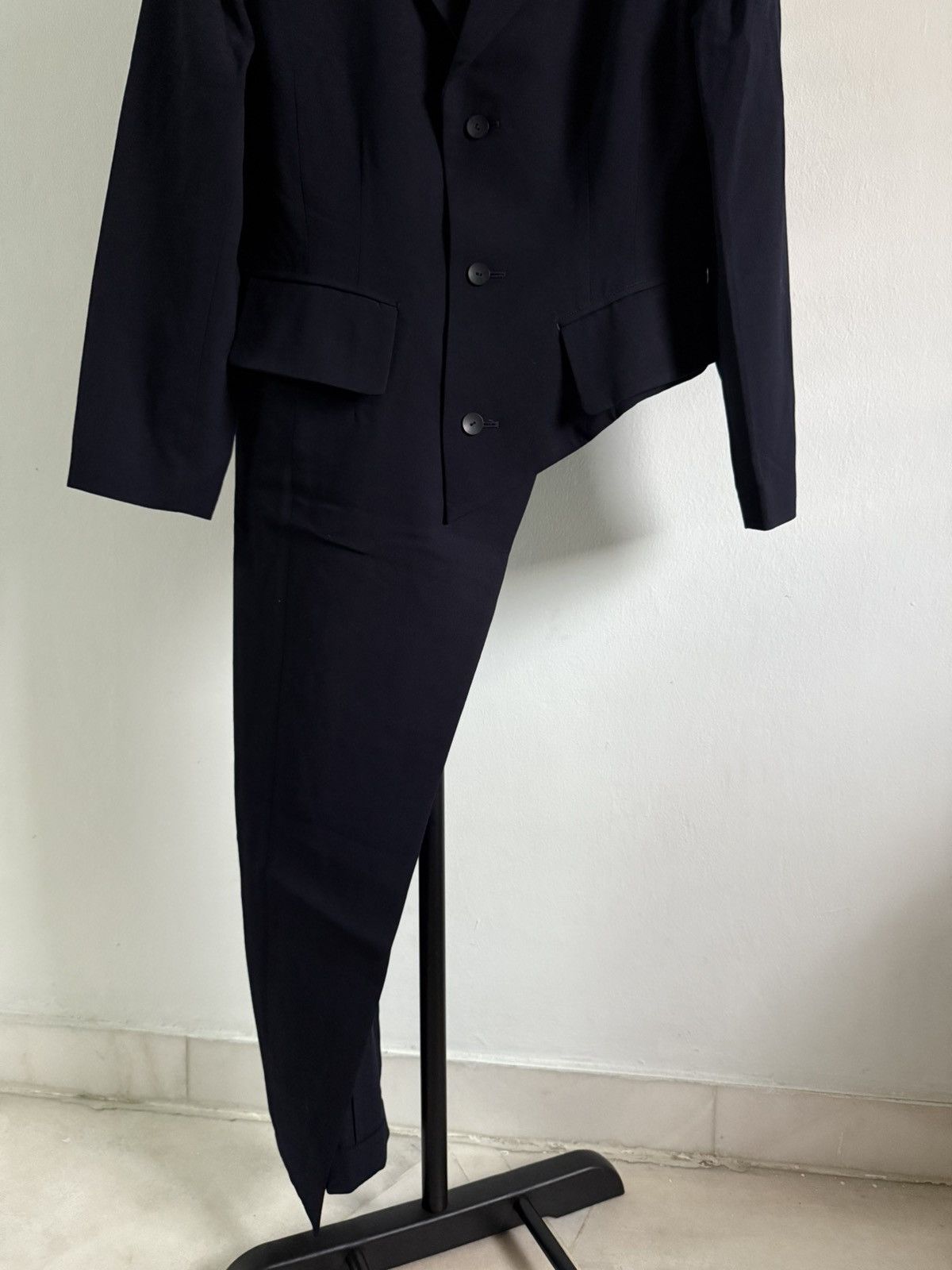 Yohji Yamamoto Rare Yohji Yamamoto asymetrical Blazer with right trouser Size US S / EU 44-46 / 1 - 3 Thumbnail