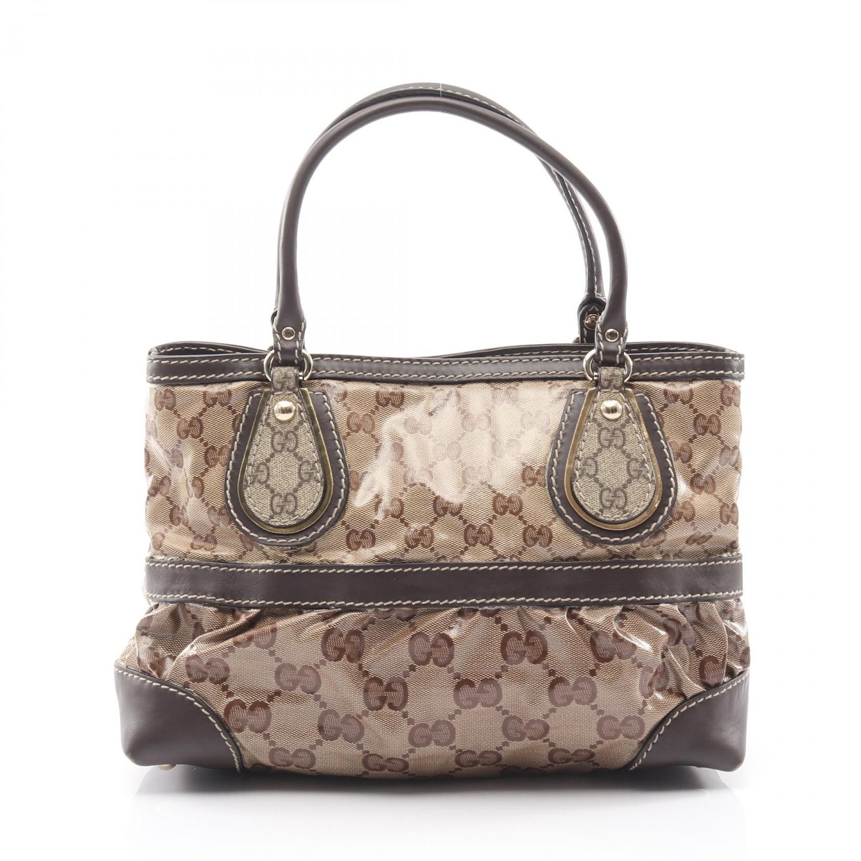 Gucci Gucci Gucci GG Crystal Coated Canvas Tote Bag Plastic / Synthetic Tote Bag 223964 DUTY FREE for USA Size ONE SIZE - 1 Thumbnail