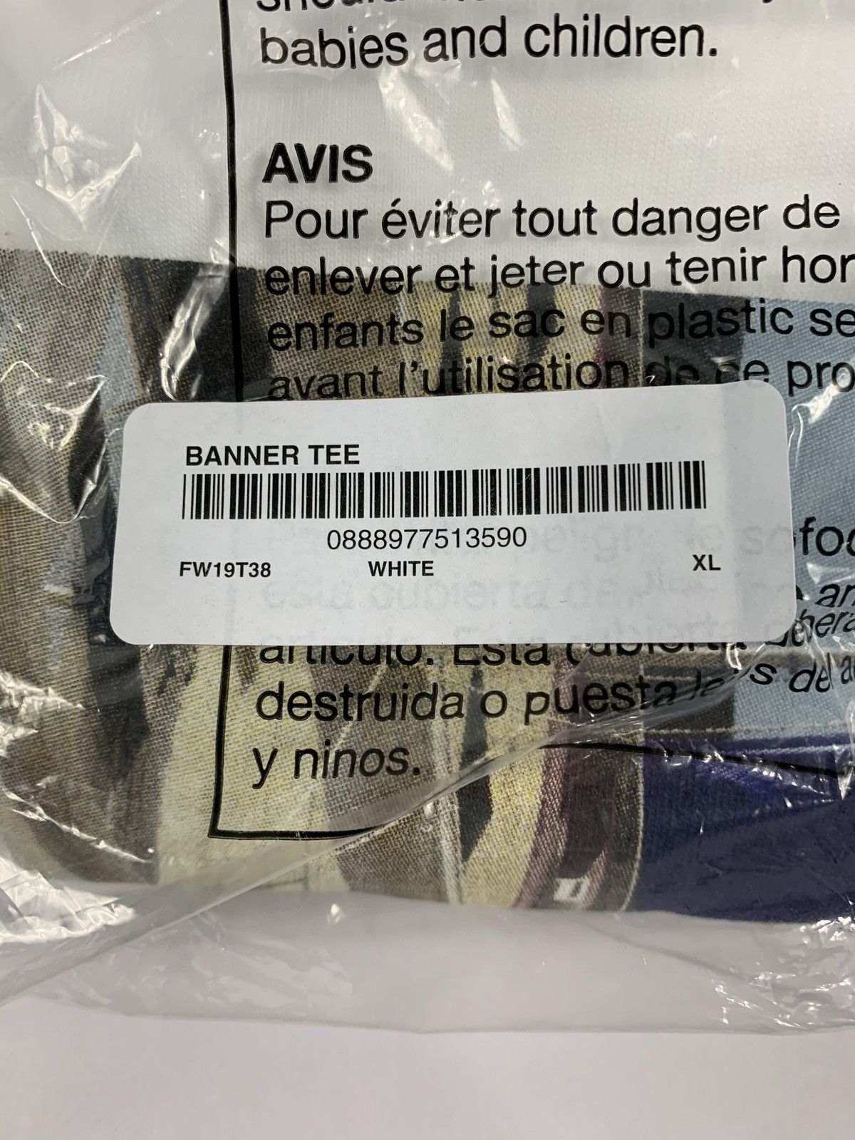 Supreme Supreme Banner Tee Lafayette Size US XL / EU 56 / 4 - 4 Thumbnail