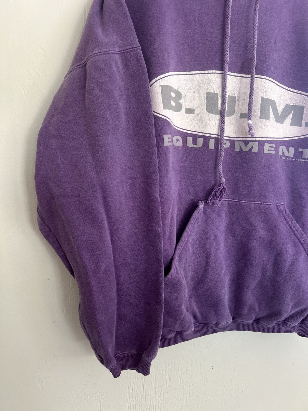 B.U.M Equipment 1992 B.U.M Equipment Faded Purple Oversized Hoodie Size US M / EU 48-50 / 2 - 4 Thumbnail