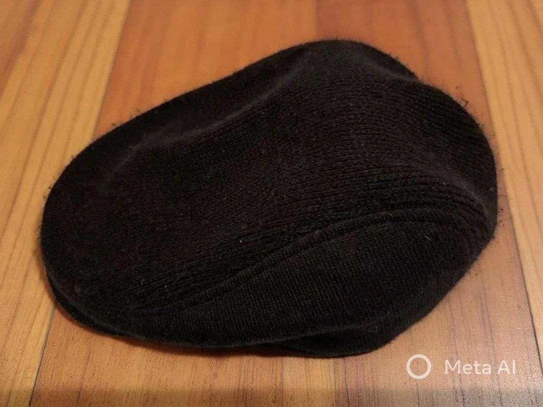 Levi's Levi's Black Knit Flat Cap Ivy Newsboy Hat L/XL Mens Size ONE SIZE - 6 Thumbnail