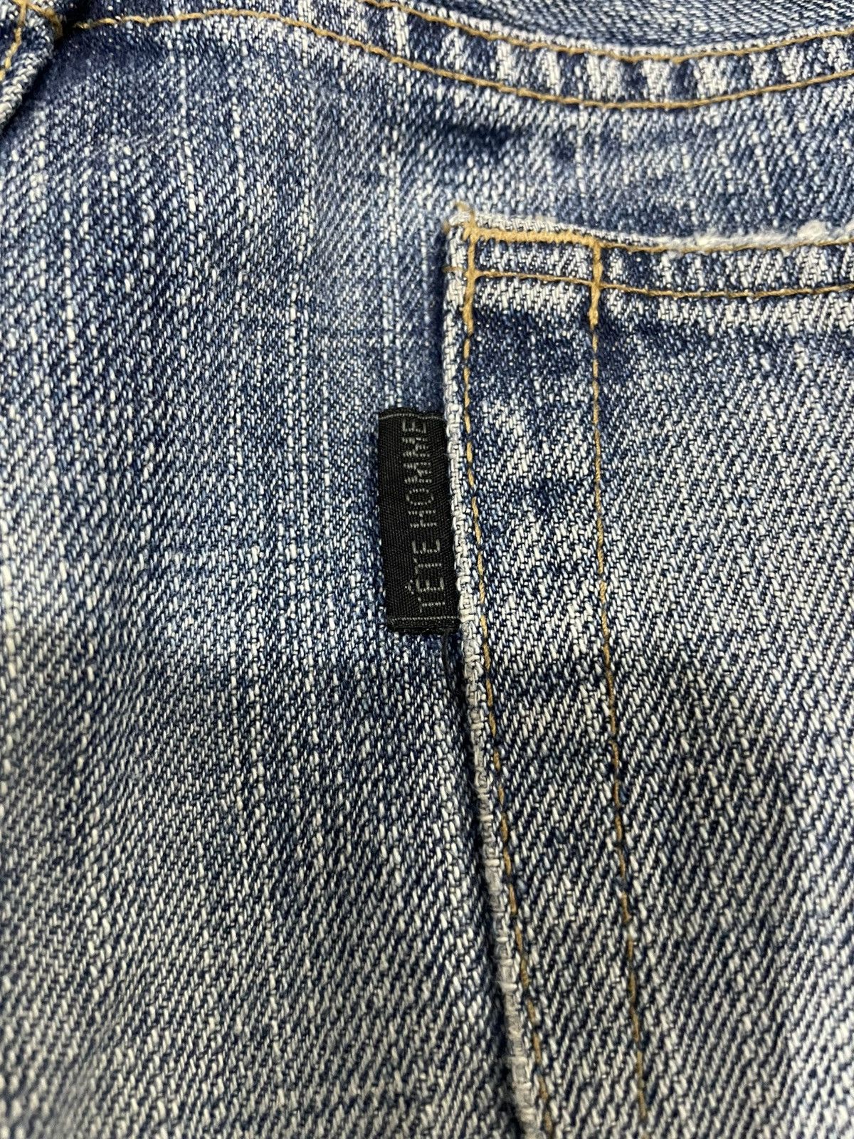 Issey Miyake Issey Miyake Tete Homme Flared Jeans Size US 34 / EU 50 - 20 Thumbnail