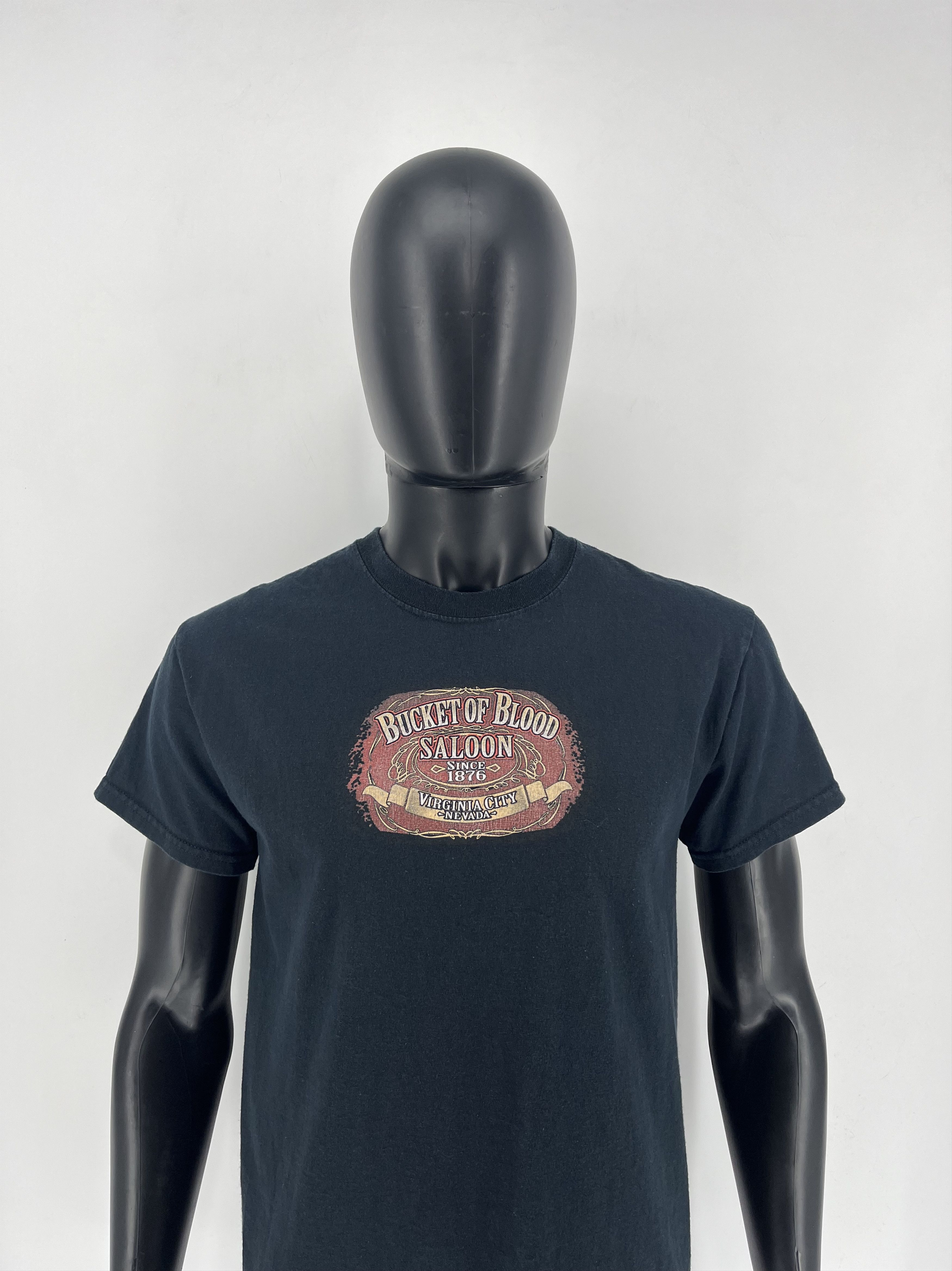 Vintage Vintage Motorcycle Faded Bucket Of Blood Saloon M Nevada Size US M / EU 48-50 / 2 - 4 Thumbnail