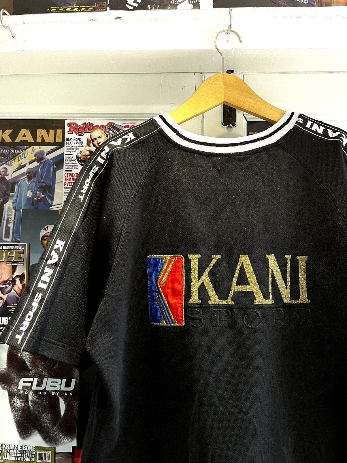 Karl Kani × Vintage 2000’S HIPHOP JERSEY KARL KANI SPORT Size US XL / EU 56 / 4 - 5 Thumbnail
