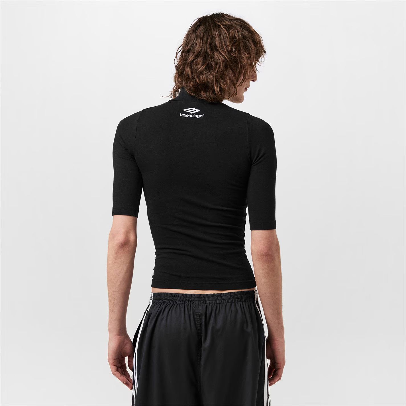 Balenciaga o1g2r1mq0226 Long Sleeve T-Shirt In Black Size US XXS / EU 40 - 3 Thumbnail