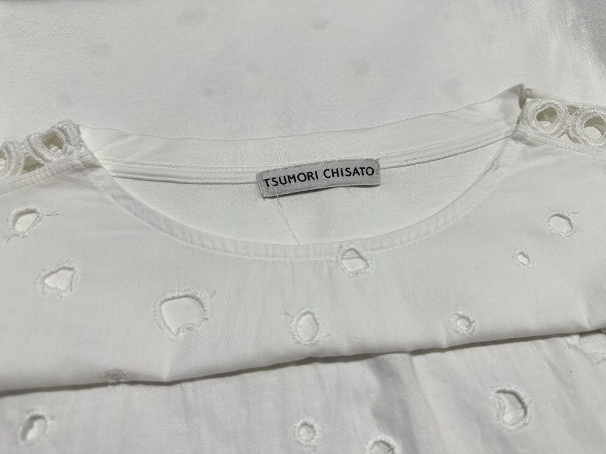 Issey Miyake 🔥Rare Vintage Tsumori Chisato Perforated Geometric Shirt Size M / US 6-8 / IT 42-44 - 17 Thumbnail
