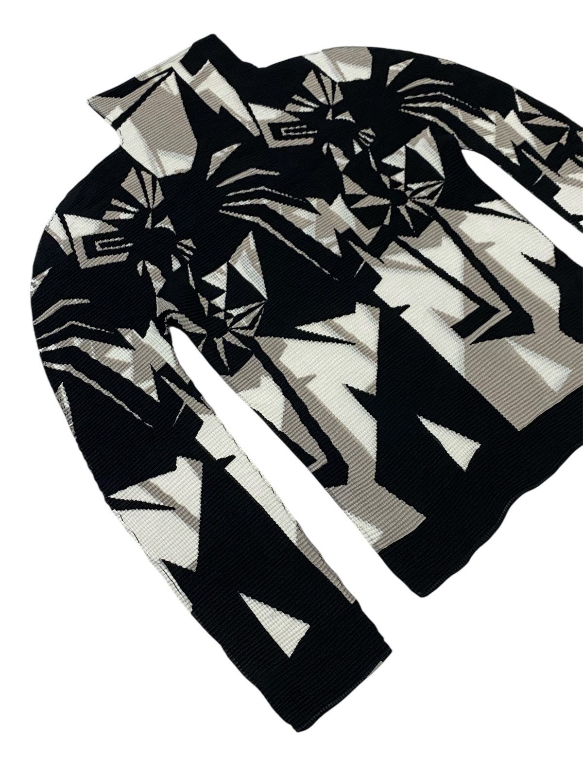Issey Miyake Me Issey Miyake Pleated Geometiric Turtleneck Size M / US 6-8 / IT 42-44 - 18 Thumbnail
