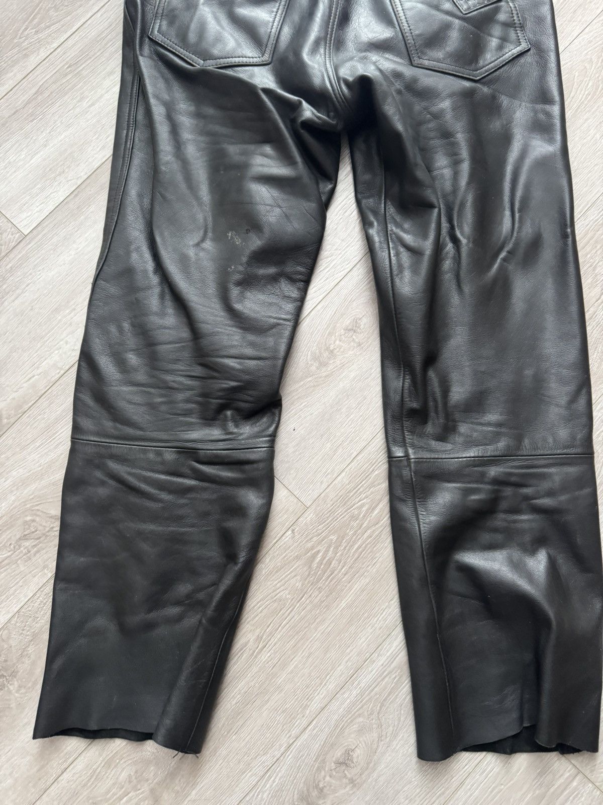 Leather Vintage IXS Leather Pants Black Riding Y2K Archival Size US 34 / EU 50 - 10 Thumbnail