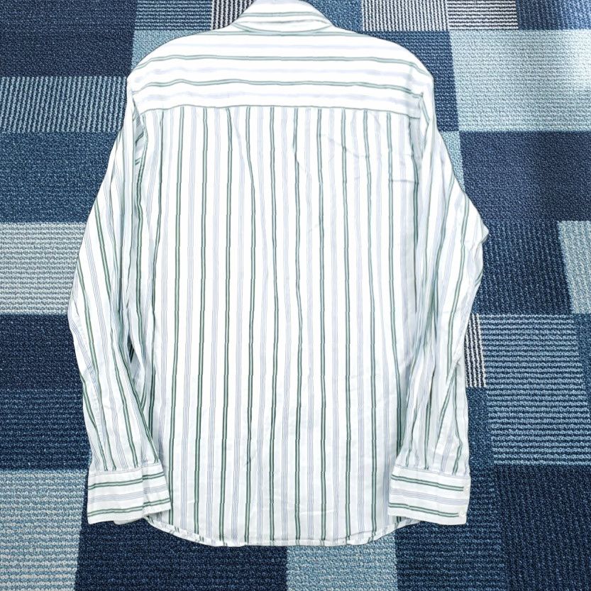 Vintage Kirra Shirt Mens M Medium Button-Up White Striped Long Sleeves Size US M / EU 48-50 / 2 - 1 Thumbnail