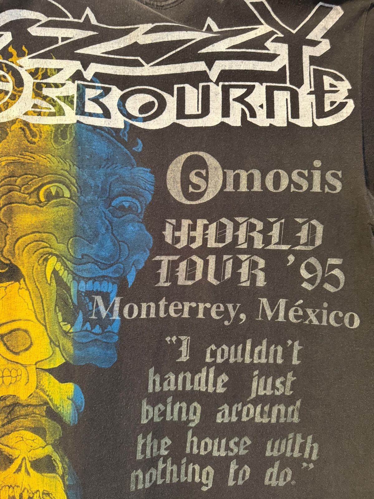 Vintage 90s Ozzy Osbourne “Ozzmosis Tour Monterrey” Size US XXL / EU 58 / 5 - 5 Thumbnail