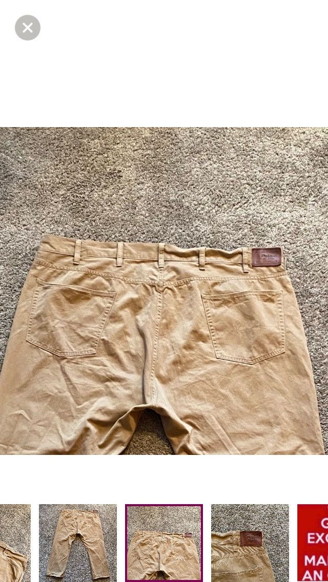 Polo Ralph Lauren Polo by Ralph Lauren Khaki Pants Size 46B/32 Size US 44 / EU 60 - 8 Thumbnail