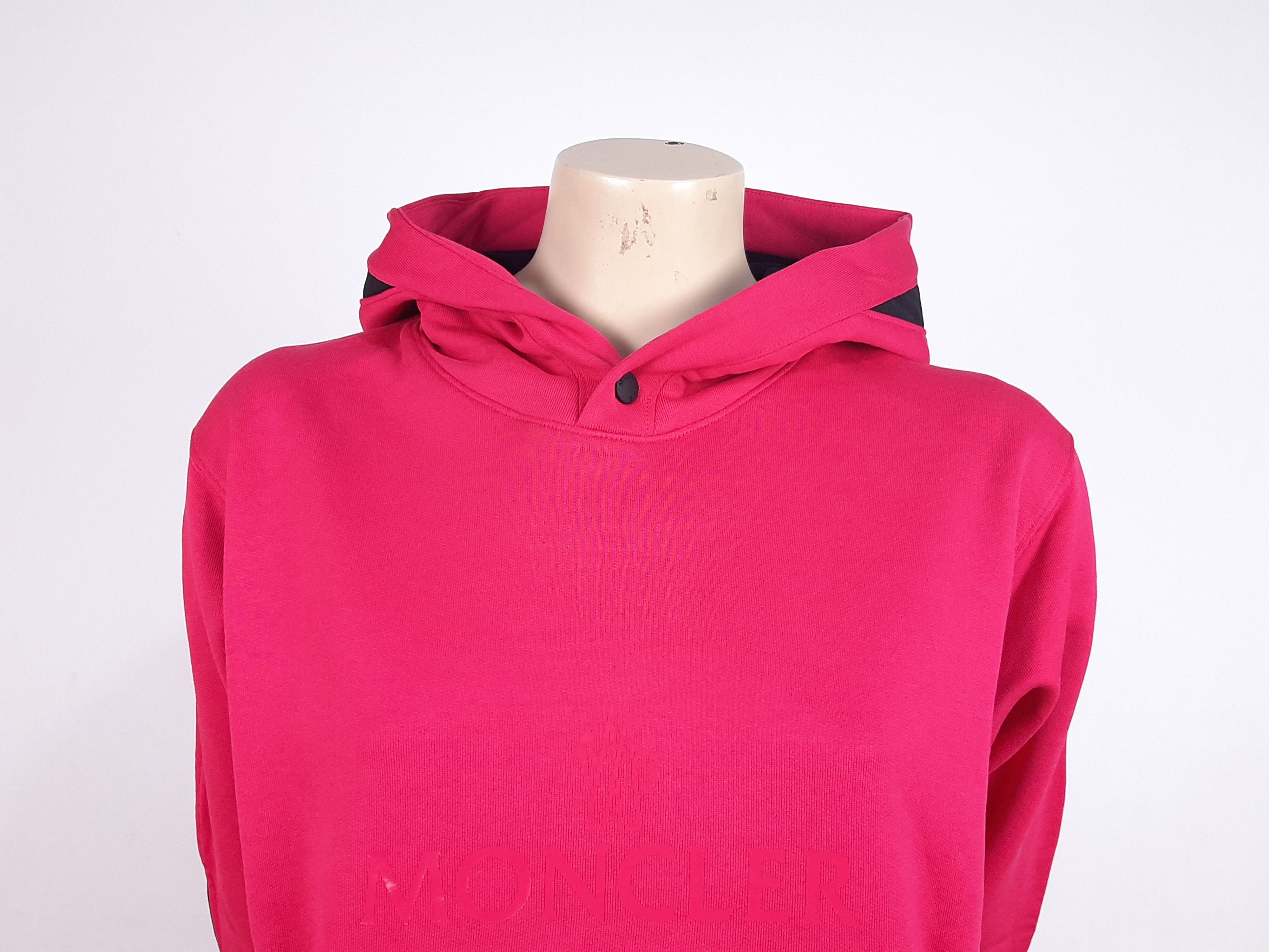 Moncler Moncler Hoodie Pink Black Women's Size S Size S / US 4 / IT 40 - 3 Thumbnail