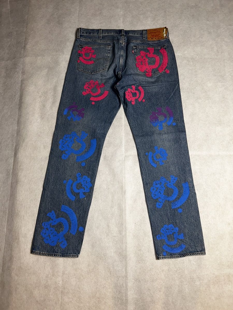 DENIM TEARS Blue Multi Color Denim Tears Jeans Size US 38 / EU 54 - 4 Thumbnail