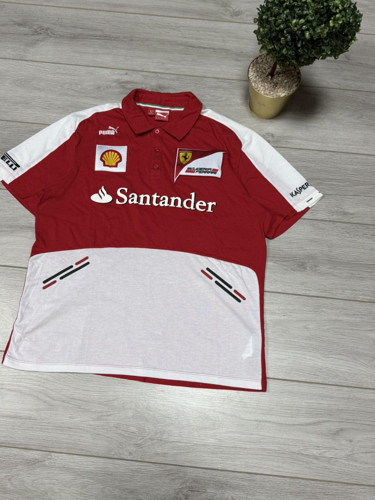 Puma Puma Ferrari Santander scuderia shell polo shirt Size US M / EU 48-50 / 2 - 2 Thumbnail