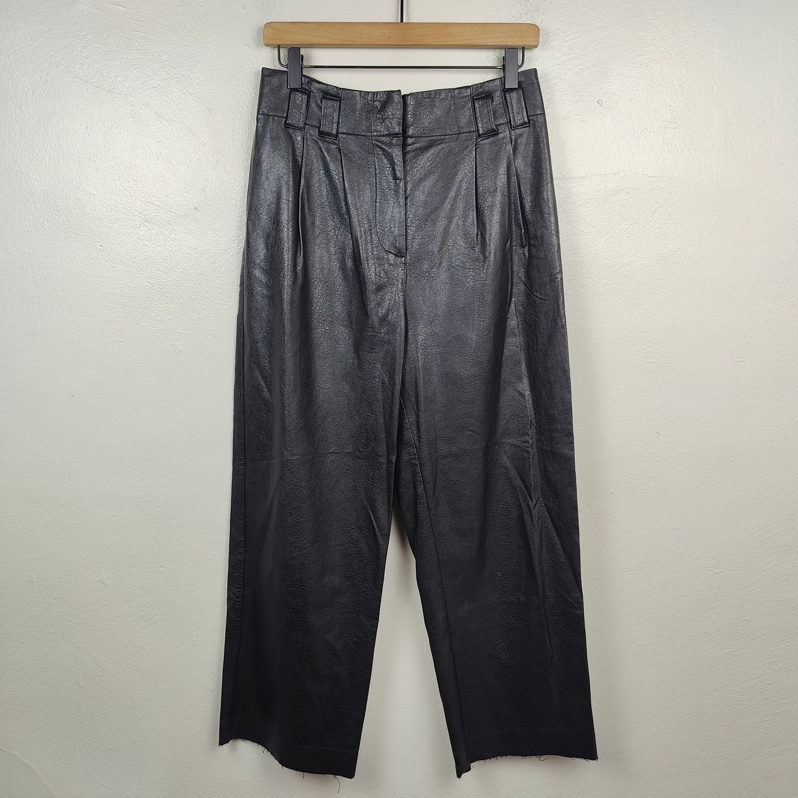 Urban Outfitters Urban Outfitters Faux Leather Pants Womens 6 Black Size 28" / US 6 / IT 42 - 1 Thumbnail