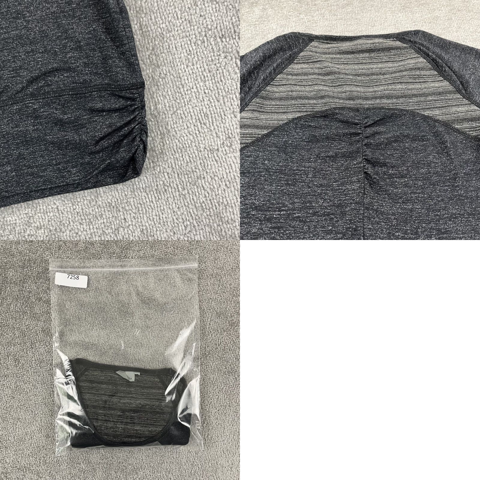 Athleta ATHLETA Shirt Women XS Saturnalina Top Gray Short Sleeve Active Yoga Gym Running Size XS / US 0-2 / IT 36-38 - 8 Thumbnail