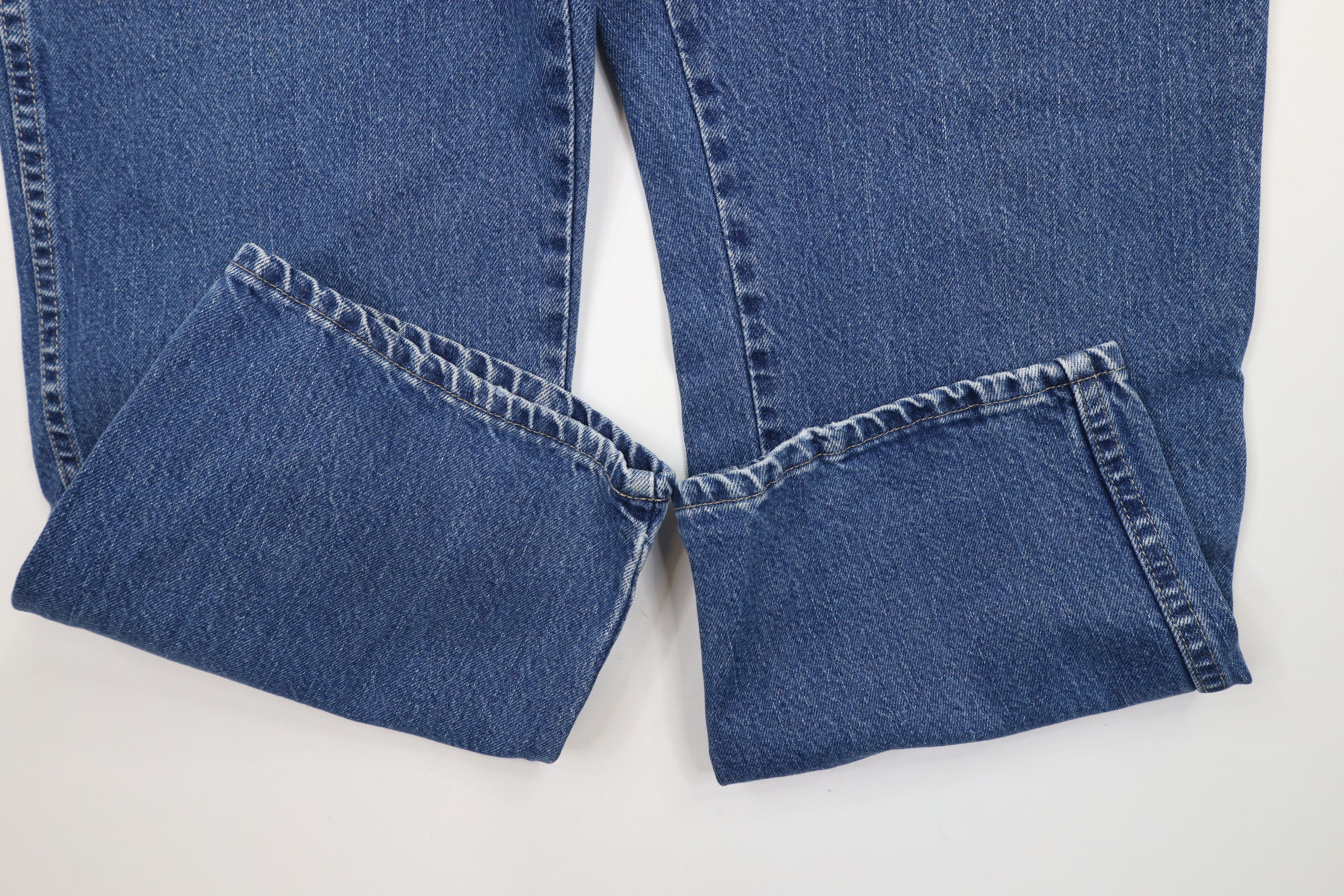 Dickies × Vintage Vintage Dickies Spell Out Bootcut Denim Workwear Jeans Blue Size US 36 / EU 52 - 5 Thumbnail