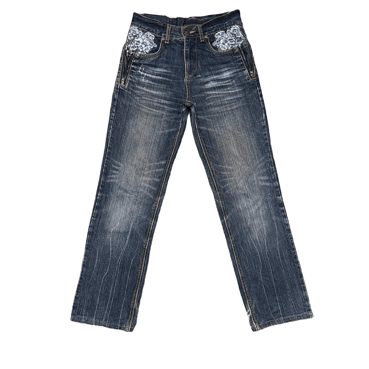 Beauty Beast Vintage Oriental Brand by Nishiki Denim Jeans Size US 30 / EU 46 - 1 Thumbnail