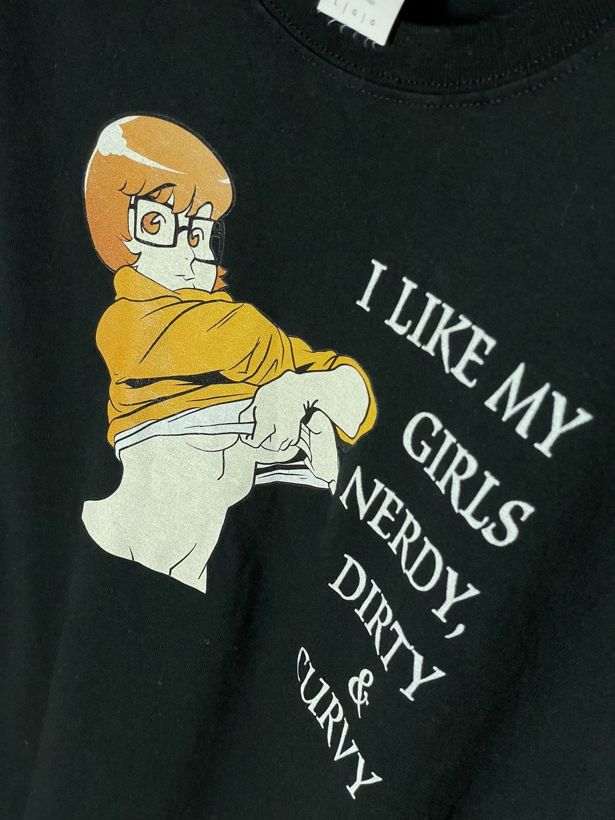 Vintage Sexy Velma Dinkley Scooby-Doo T-shirt humor 18+ Size US L / EU 52-54 / 3 - 6 Thumbnail