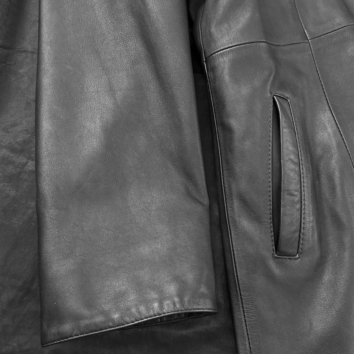 Vintage Iconic super long matrix leather coat Size M / US 6-8 / IT 42-44 - 3 Thumbnail