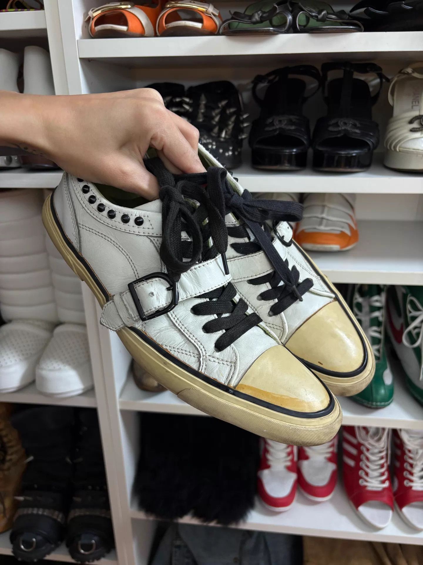 Alfredo Bannister Alfredo Bannister Punk Rivet Leather Pointy 40 (38-41) Size US 7 / EU 40 - 3 Thumbnail