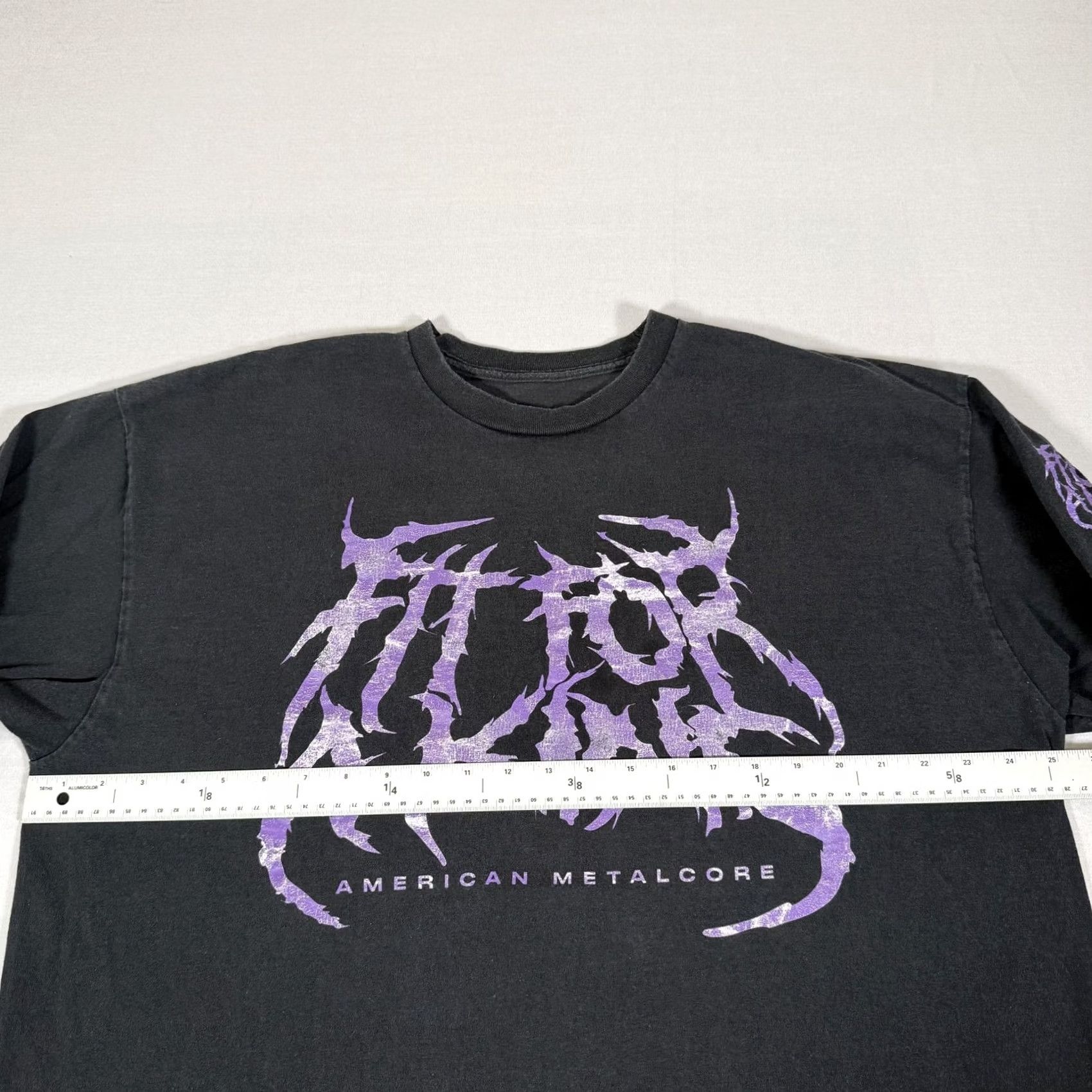 Vintage Fit For A King Shirt Mens XL Black Graphic Print Band Tee Tour Size US XL / EU 56 / 4 - 5 Thumbnail