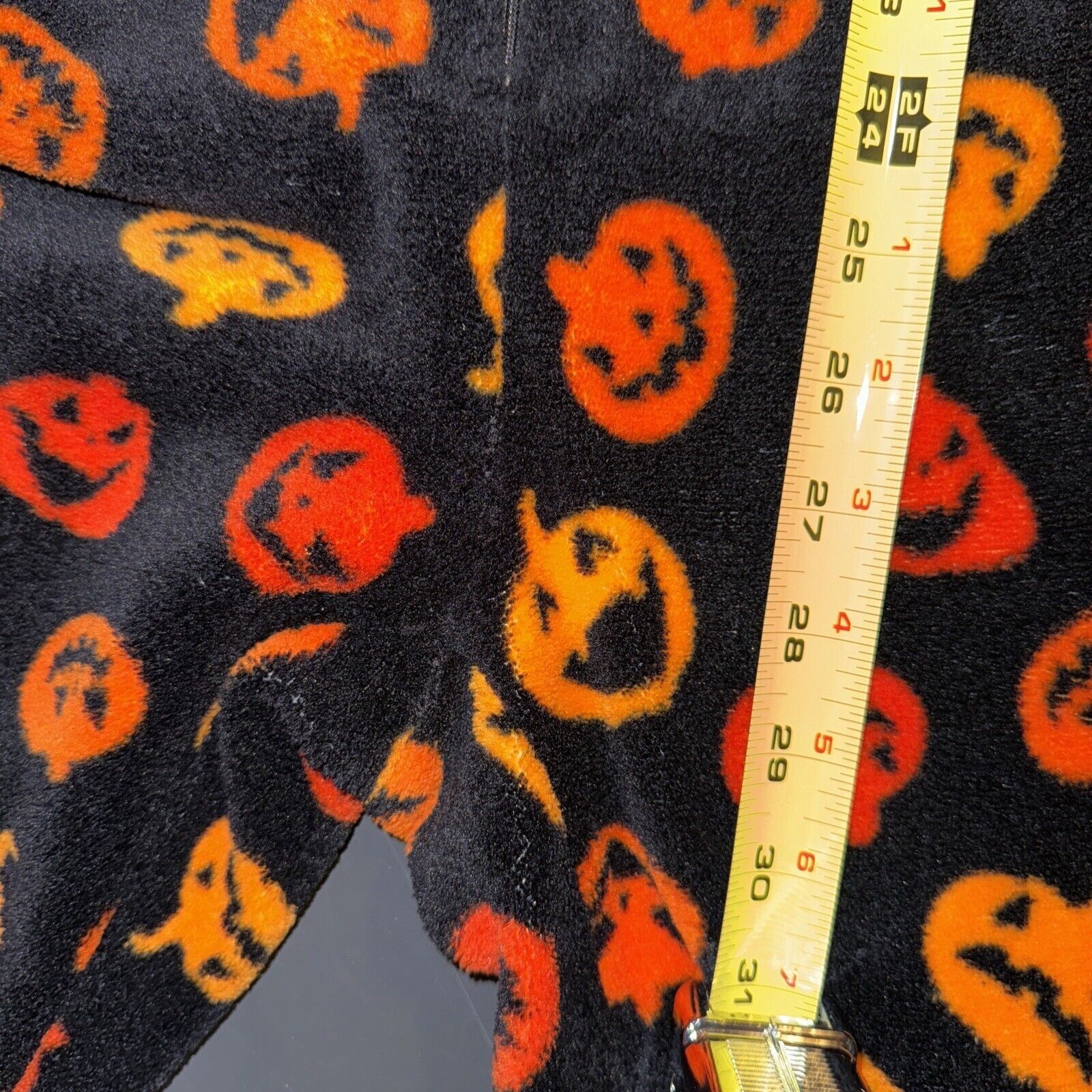 Other Pillow Talk Footed Pajama Halloween Laughing Pumpkins Black Size M / US 6-8 / IT 42-44 - 8 Thumbnail