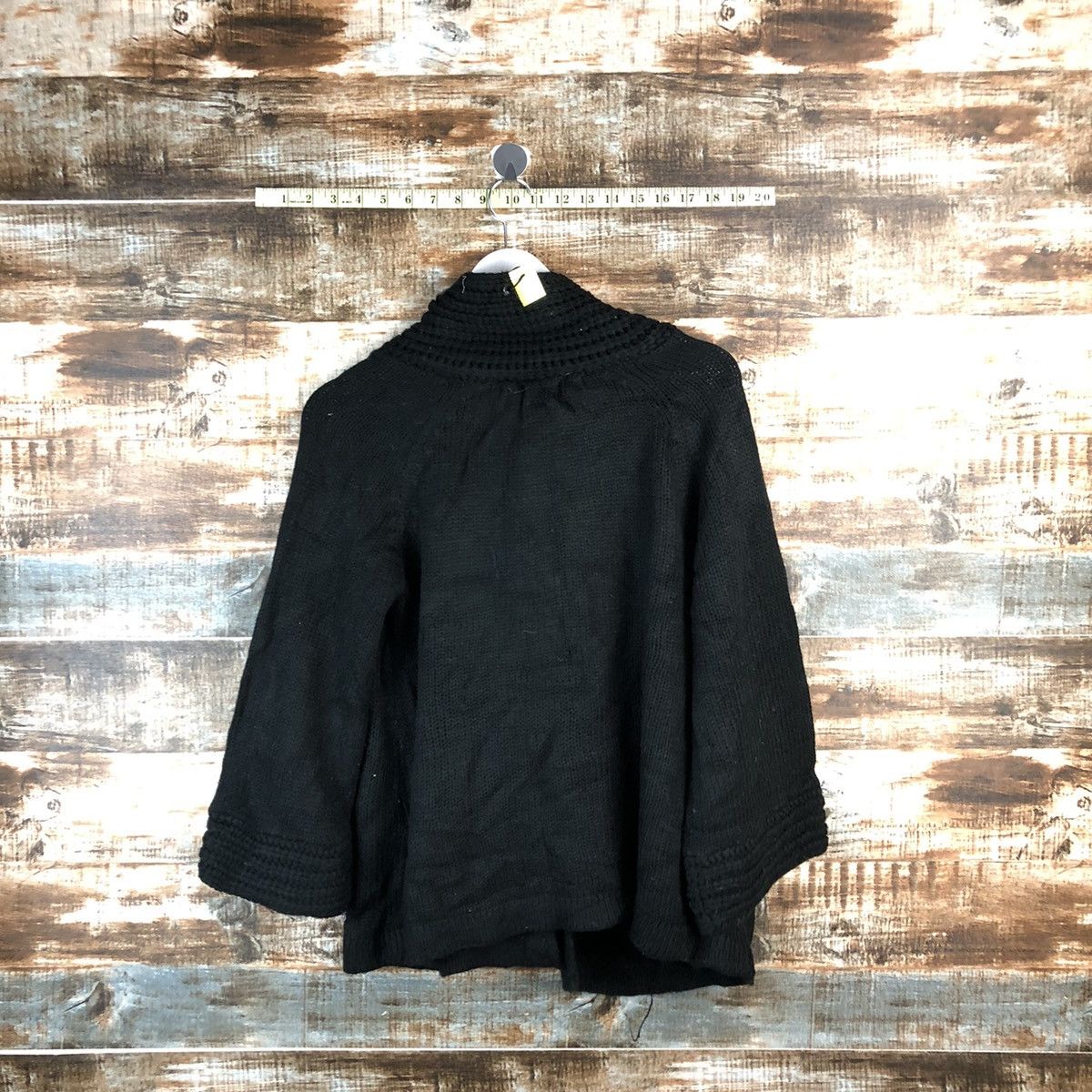 Homespun Knitwear × Japanese Brand Japanese Brand Black Cardigan Knitwear #A2207 Size S / US 4 / IT 40 - 11 Thumbnail