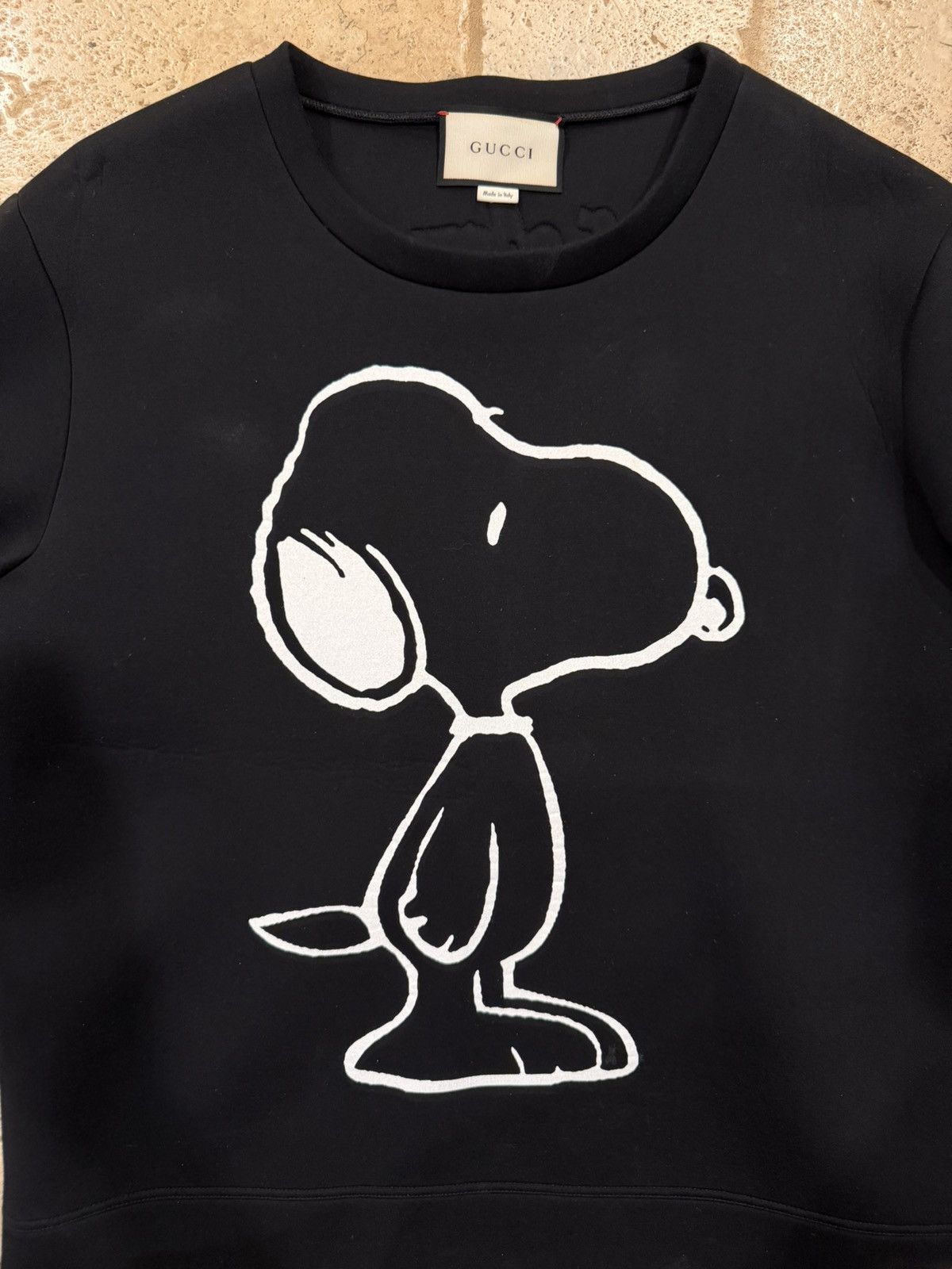 Gucci Gucci 2016 Snoopy Peanut / Tiger Embroidery Black Sweatshirt Size US XL / EU 56 / 4 - 7 Thumbnail