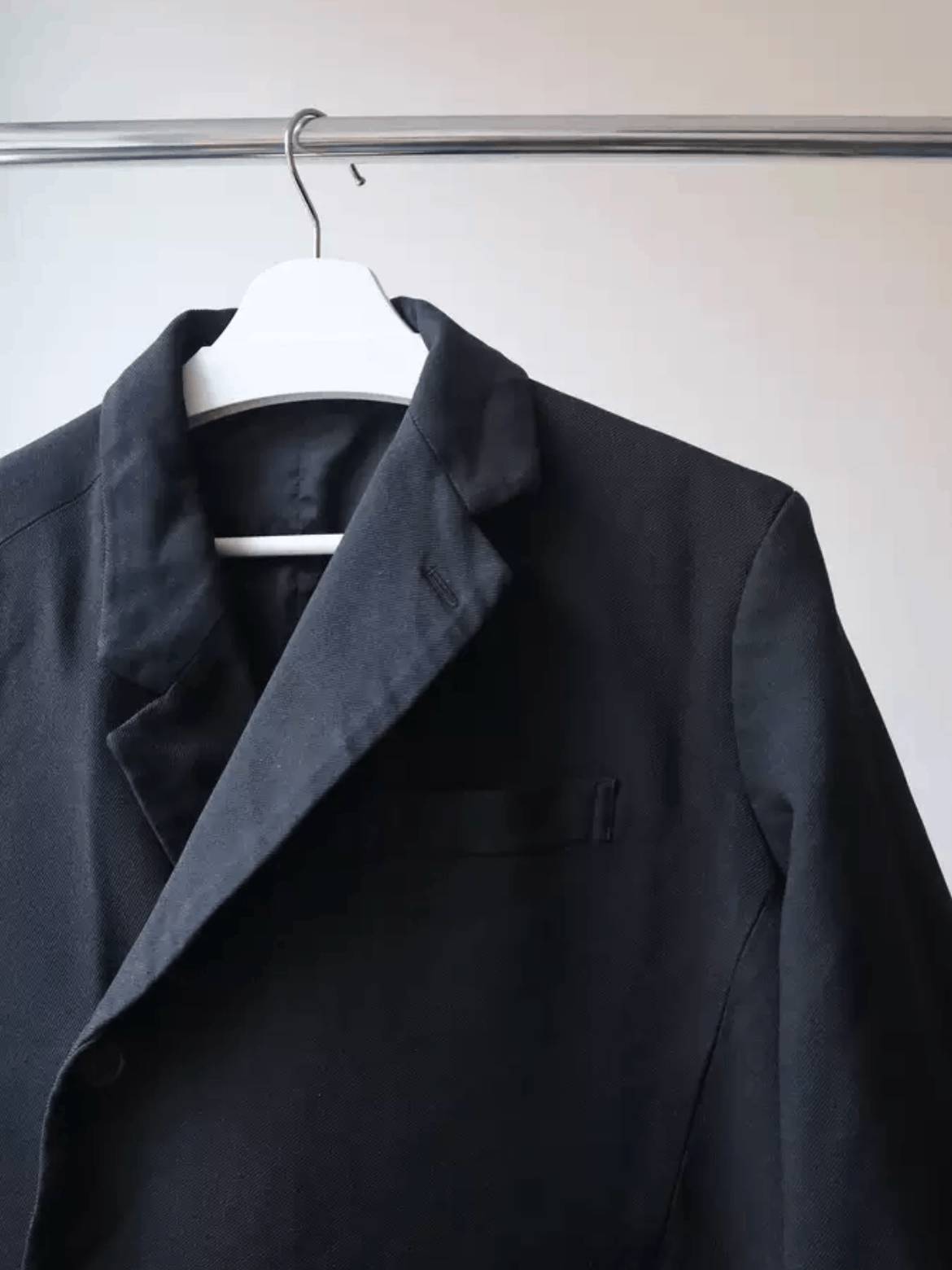 Comme des Garcons Homme Plus Comme Des Garcons Homme plus 18AW White Shock Uneven Jacket Size US M / EU 48-50 / 2 - 3 Thumbnail