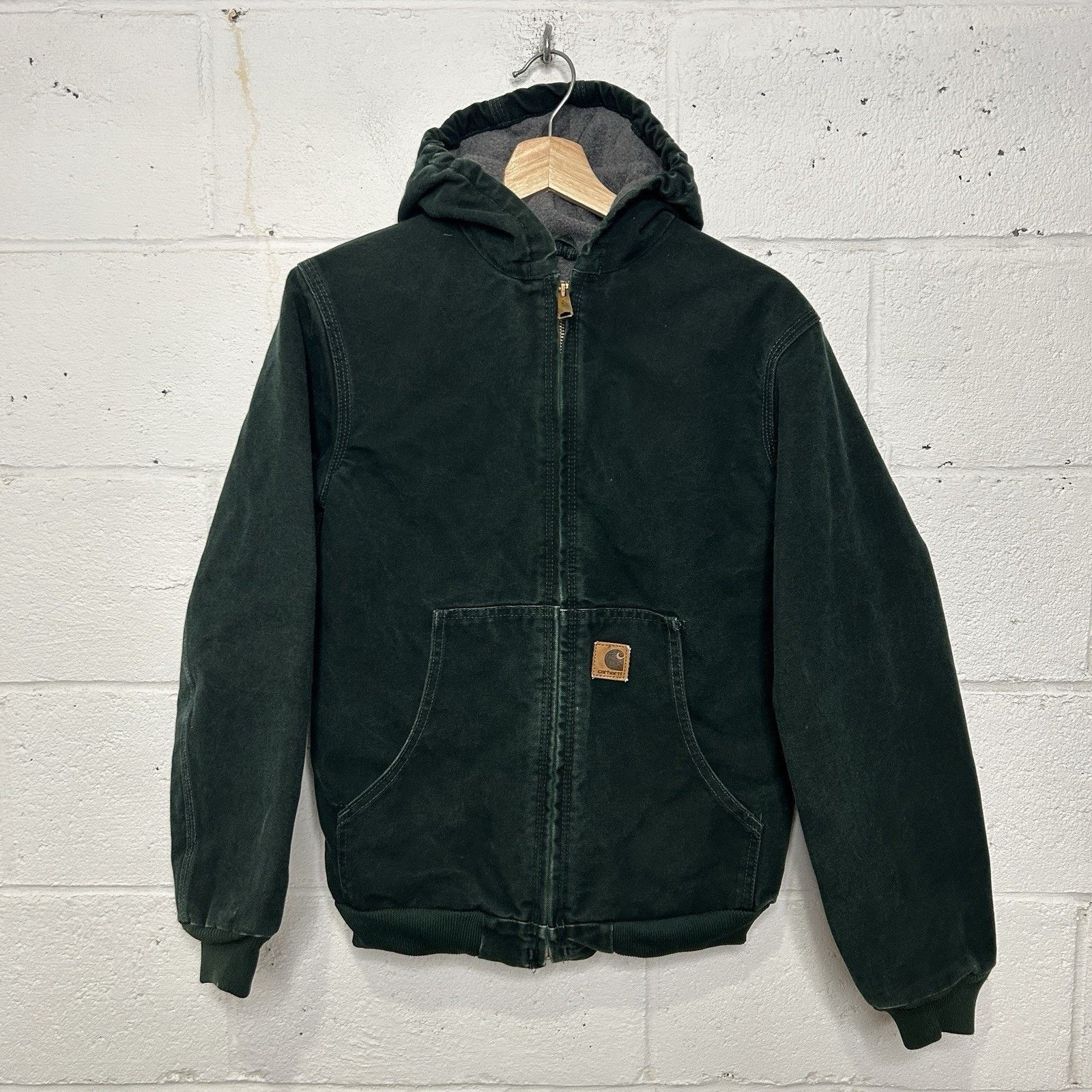 Carhartt Vintage Carhartt Hooded Active Jacket “Spruce” YYJ159 SPC Size S / US 4 / IT 40 - 1 Thumbnail