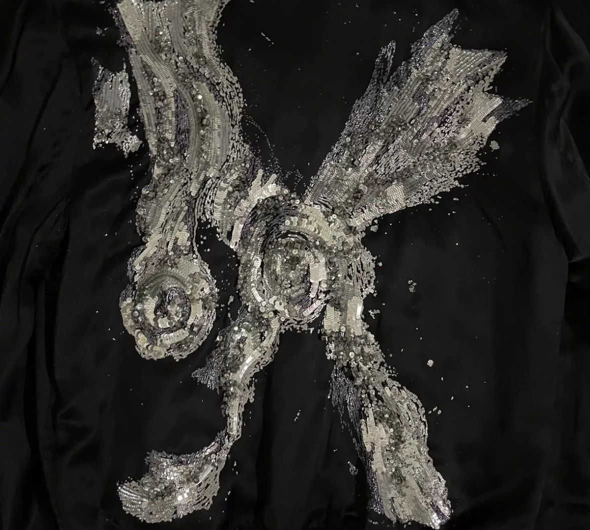 Saint Laurent Paris × Yves Saint Laurent saint Laurent Mr.X Crystal&sequins jacket2412-Nextarrow Size US M / EU 48-50 / 2 - 4 Thumbnail