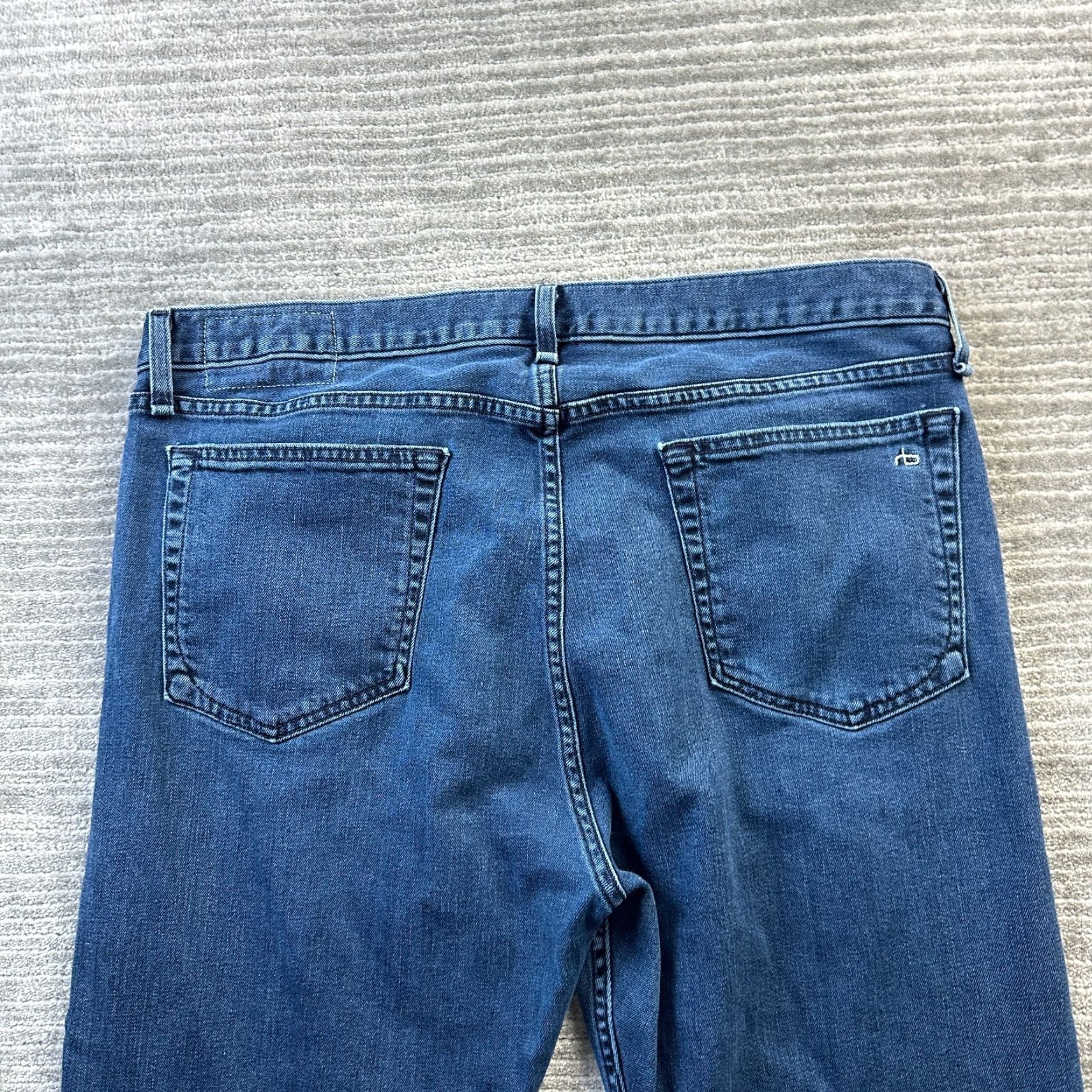 Rag & Bone Rag & Bone Jeans Slim 36x32 Men Blue Denim Pants 5-Pocket Straight Rise Mid Vintage No Size US 36 / EU 52 - 5 Thumbnail