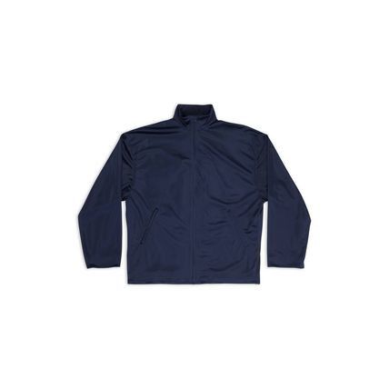 Balenciaga tracksuit jacket jersey dark navy Size US S / EU 44-46 / 1 - 1 Thumbnail