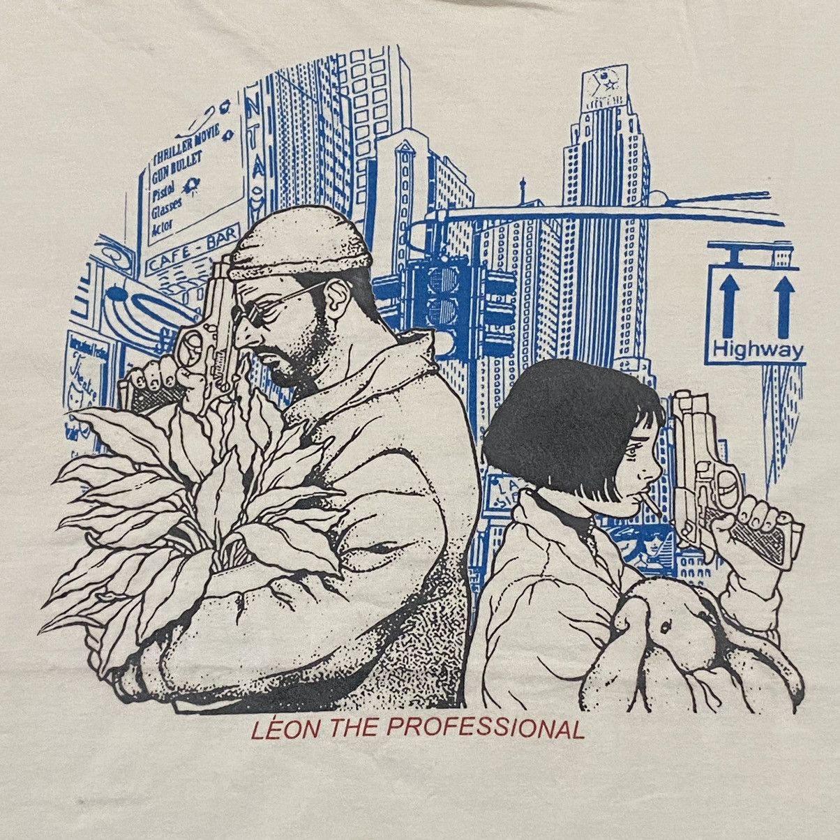 Vintage Movie leon the professional film Size US L / EU 52-54 / 3 - 2 Thumbnail