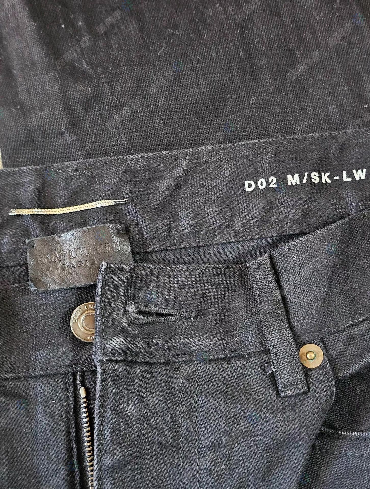 Saint Laurent Paris Saint Laurent men's D02 jeans Q4 Size US 34 / EU 50 - 3 Thumbnail