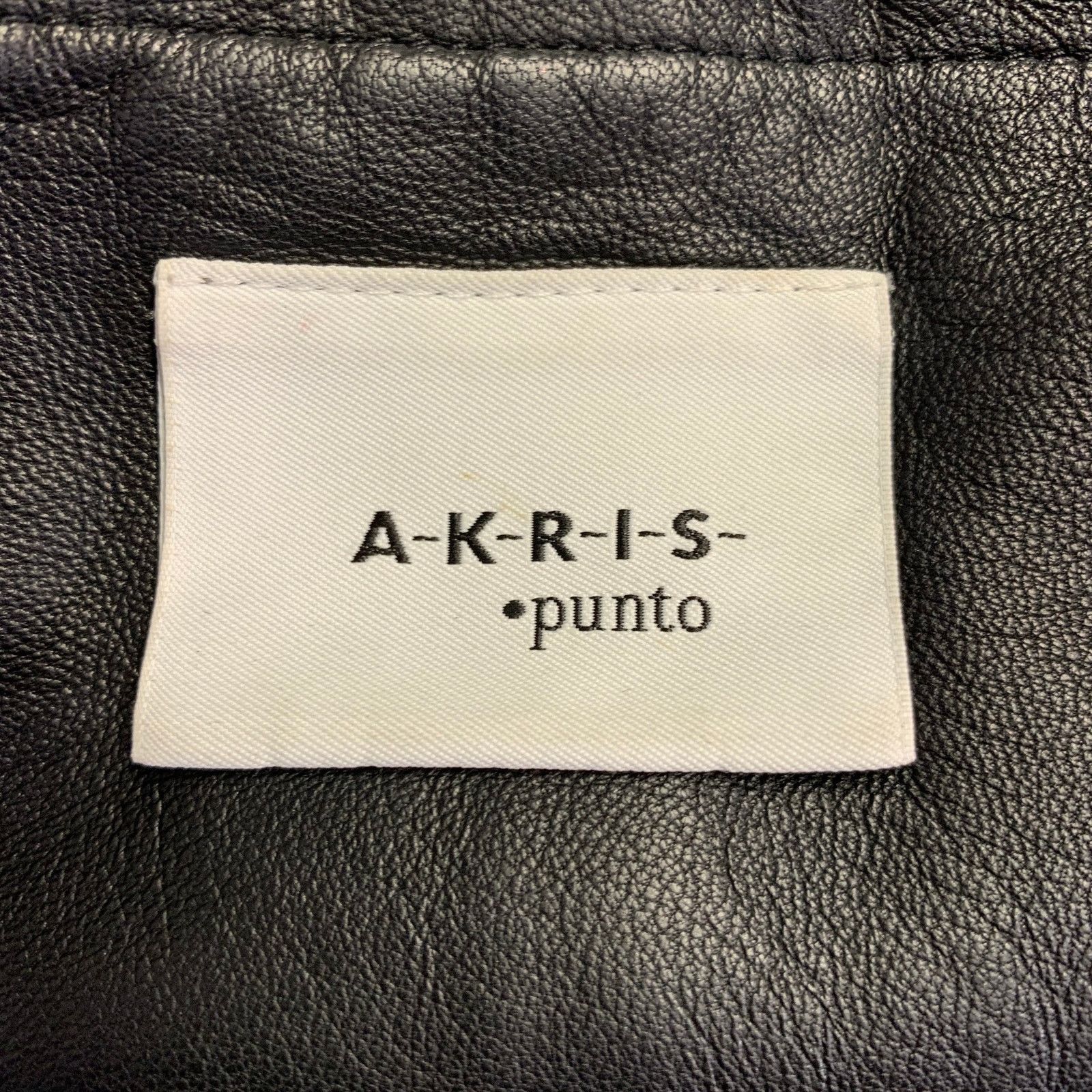 Akris AKRIS Size 4 Black Wool Lambskin Leather Snaps Jacket Size S / US 4 / IT 40 - 7 Thumbnail
