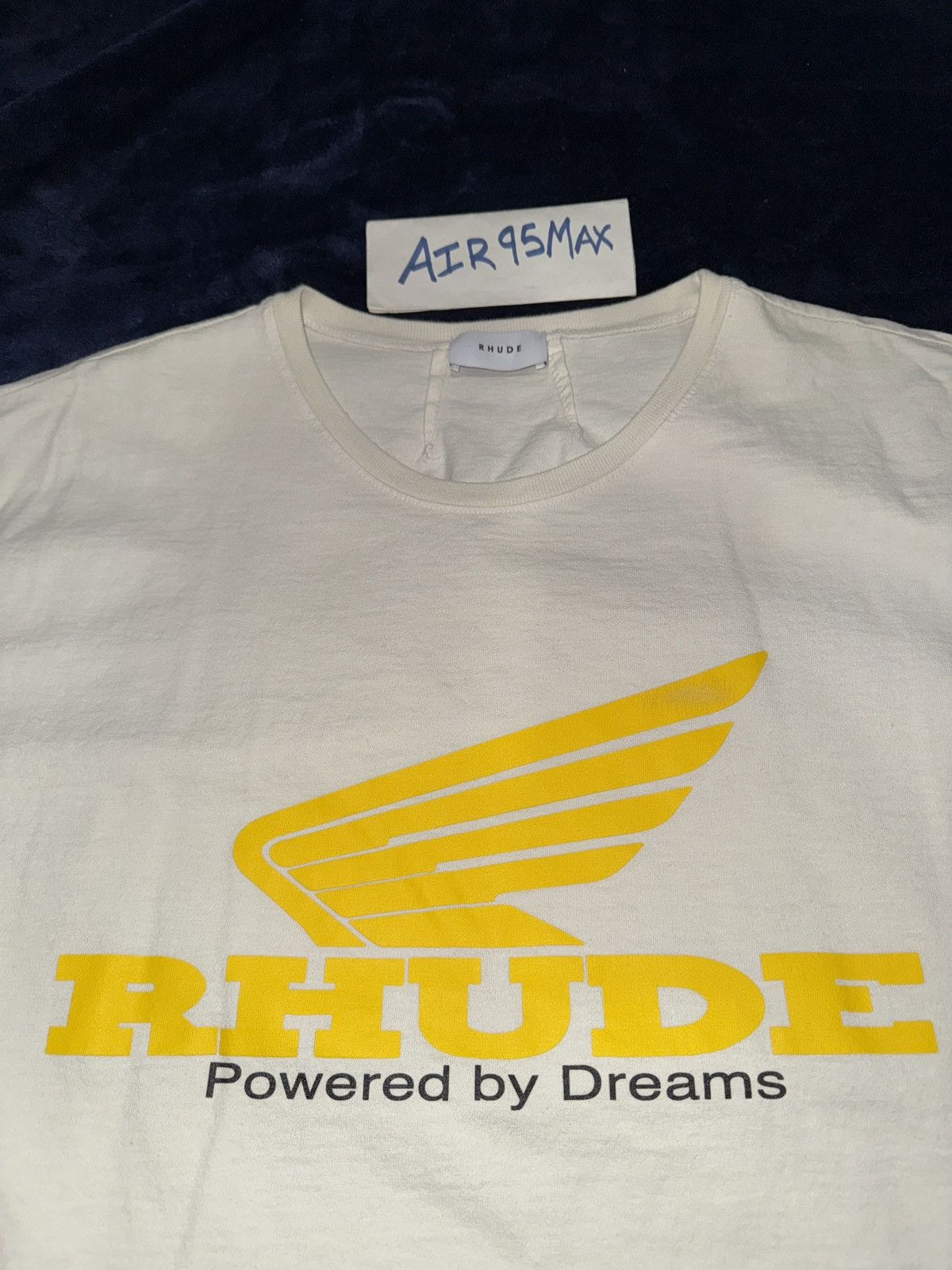 Rhude Oversized Rhonda “Powered by Dreams” Tee New Vintage