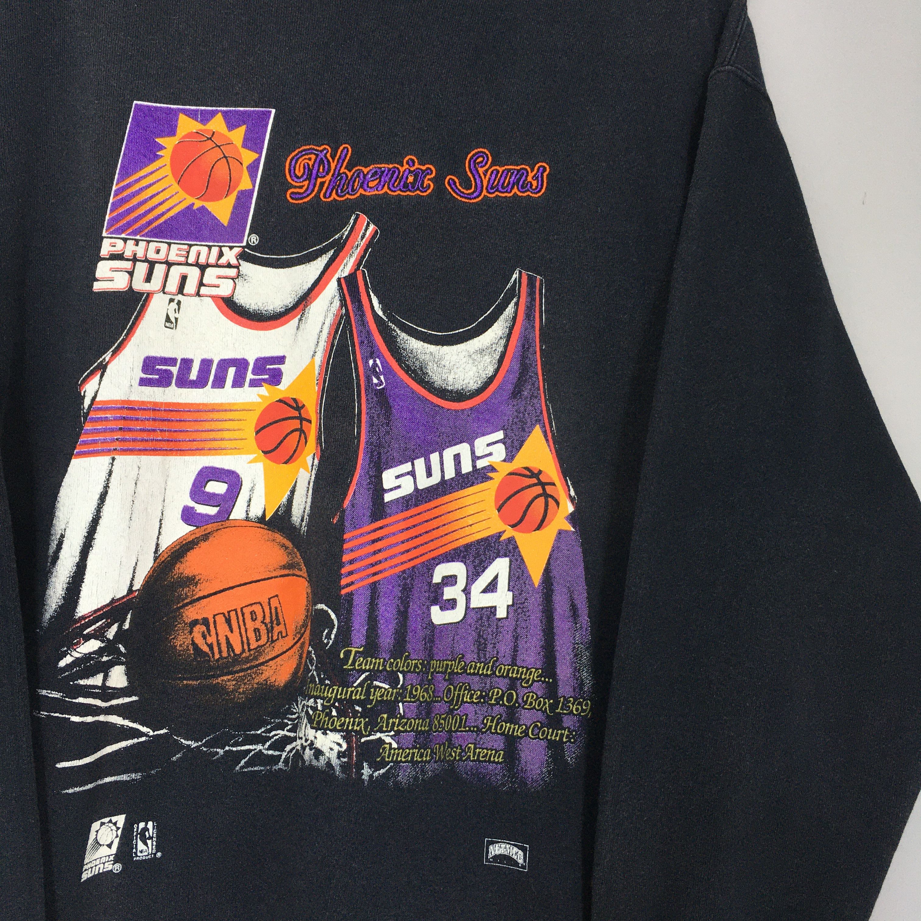 NBA × Nutmeg × Vintage Vintage 90s Phoenix Suns NBA Sweatshirt Large Size US L / EU 52-54 / 3 - 2 Thumbnail