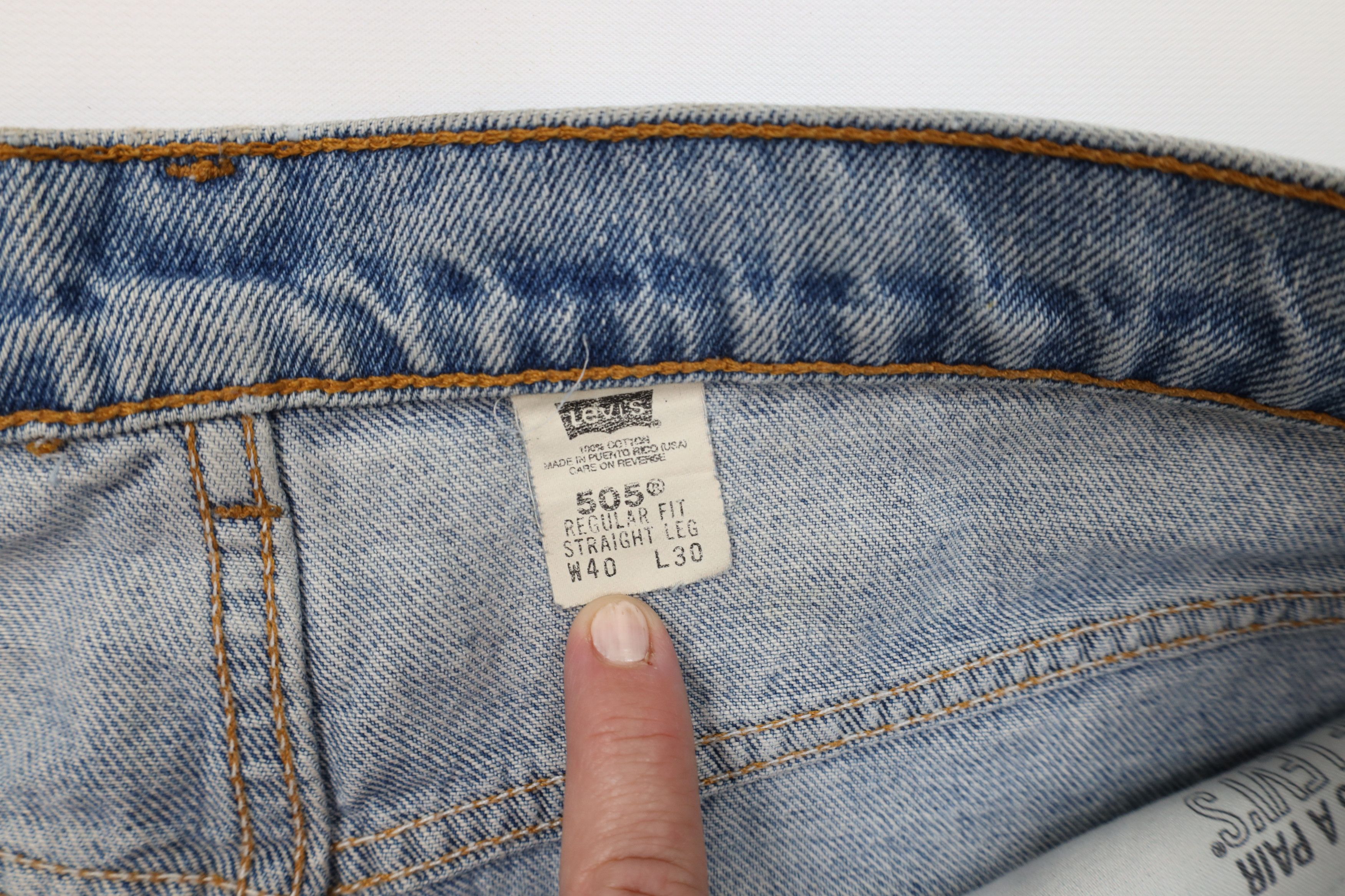 Levi's Vintage 90s Levis 550 Relaxed Fit Denim Jeans Blue Cotton Size US 40 / EU 56 - 8 Thumbnail