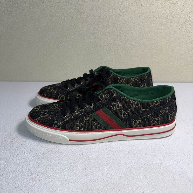 Gucci Gucci 1977 Tennis Casual Low-Top Sneakers 0079 Size US 13 / EU 46 - 1 Thumbnail