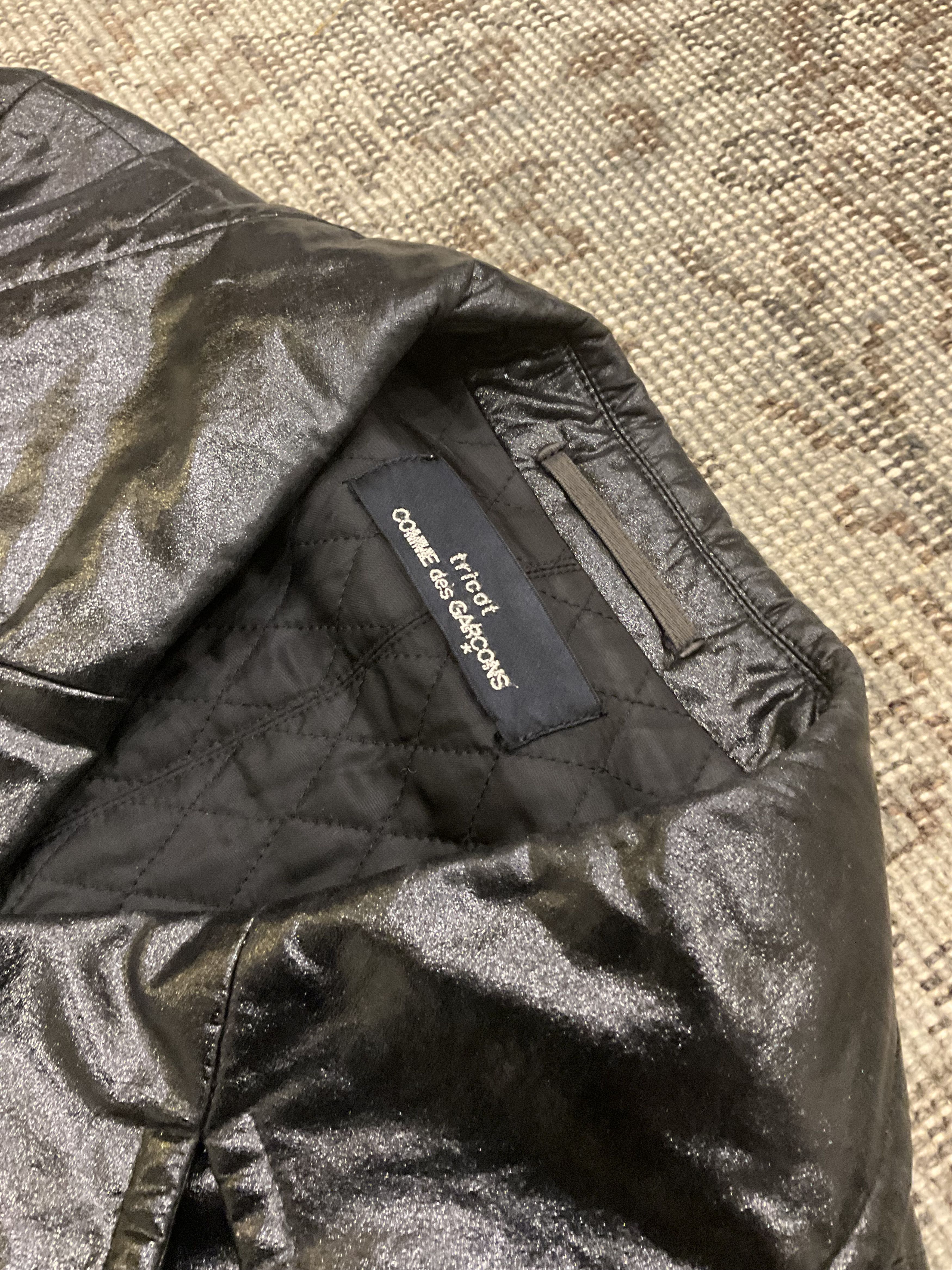 Comme des Garcons Tricot COMME des GARÇONS Coat Black — Vintage AD1995 Japan Size US M / EU 48-50 / 2 - 4 Thumbnail