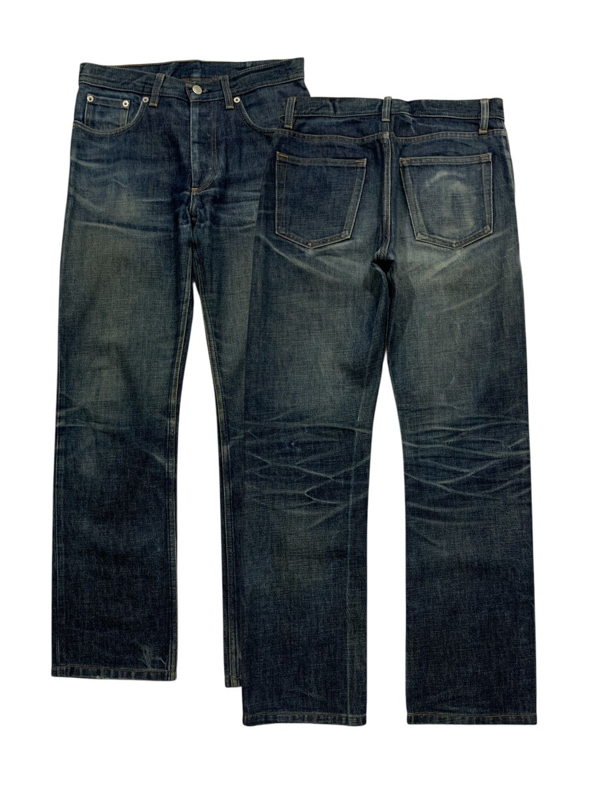 Vintage Helmut Lang Classic Raw Denim Italian Cut Jeans