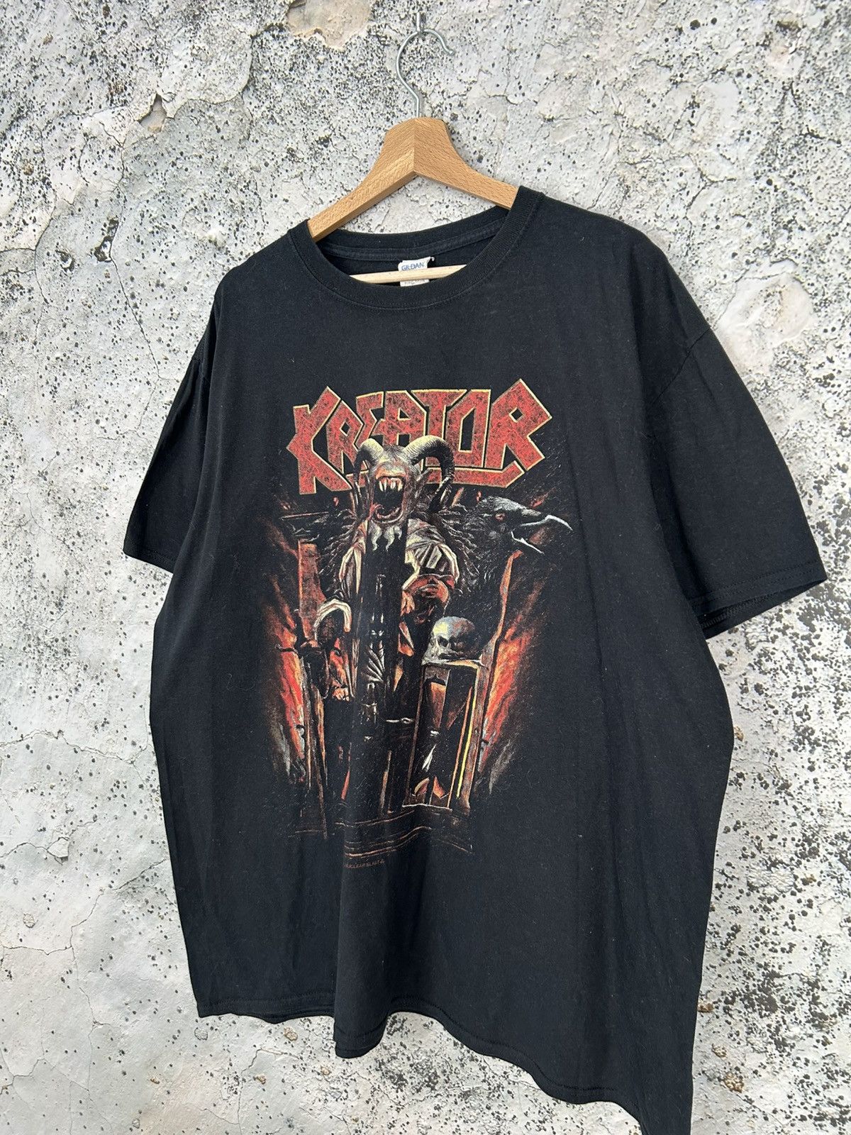 Band Tees Vintage Kreator Metal Rock Band Tee Graphic Horror Grunge Size US XXL / EU 58 / 5 - 2 Thumbnail