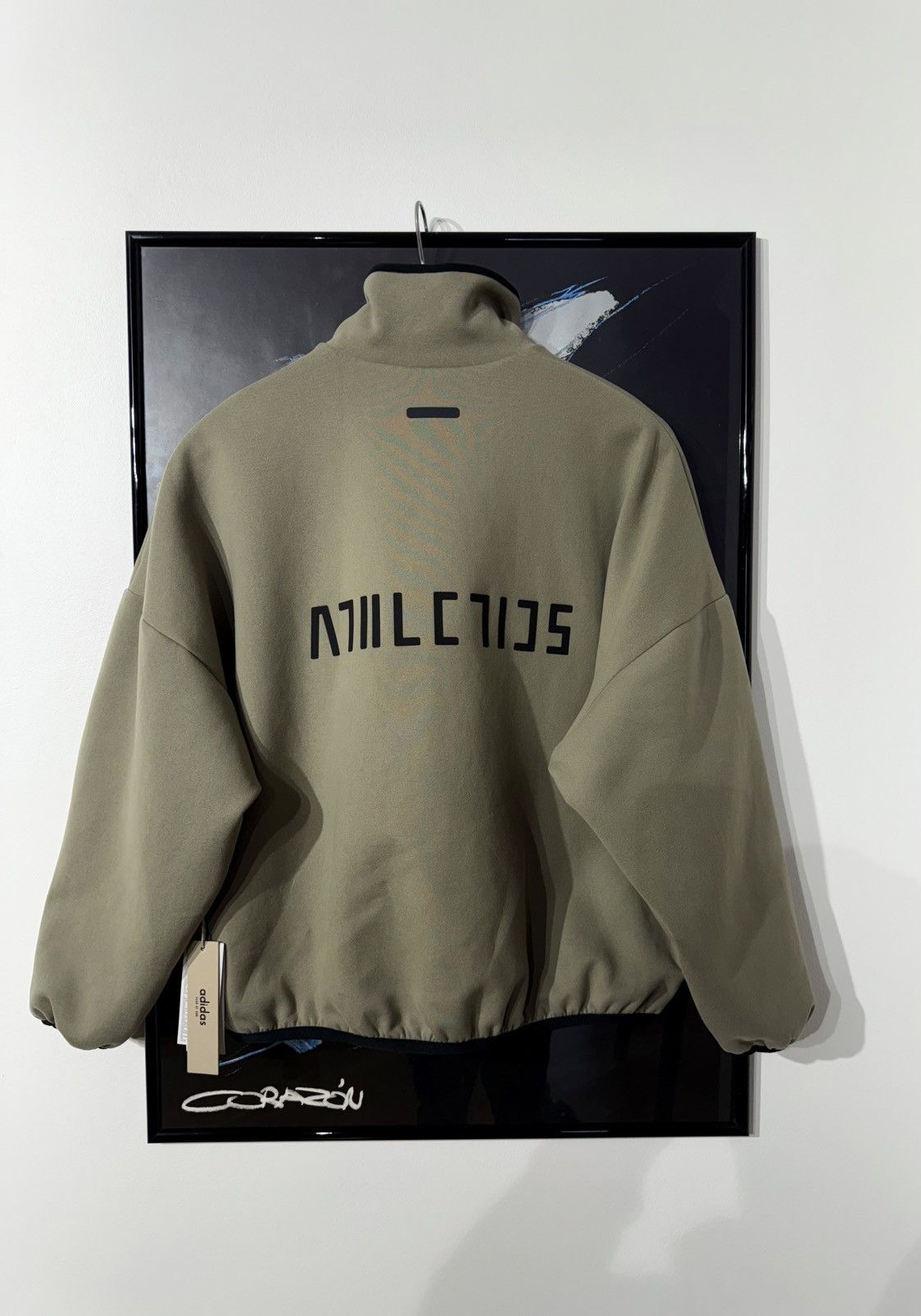 Adidas × Fear of God Fear of God Suede Fleece Half-Zip Sweatshirt Clay Size US S / EU 44-46 / 1 - 2 Thumbnail