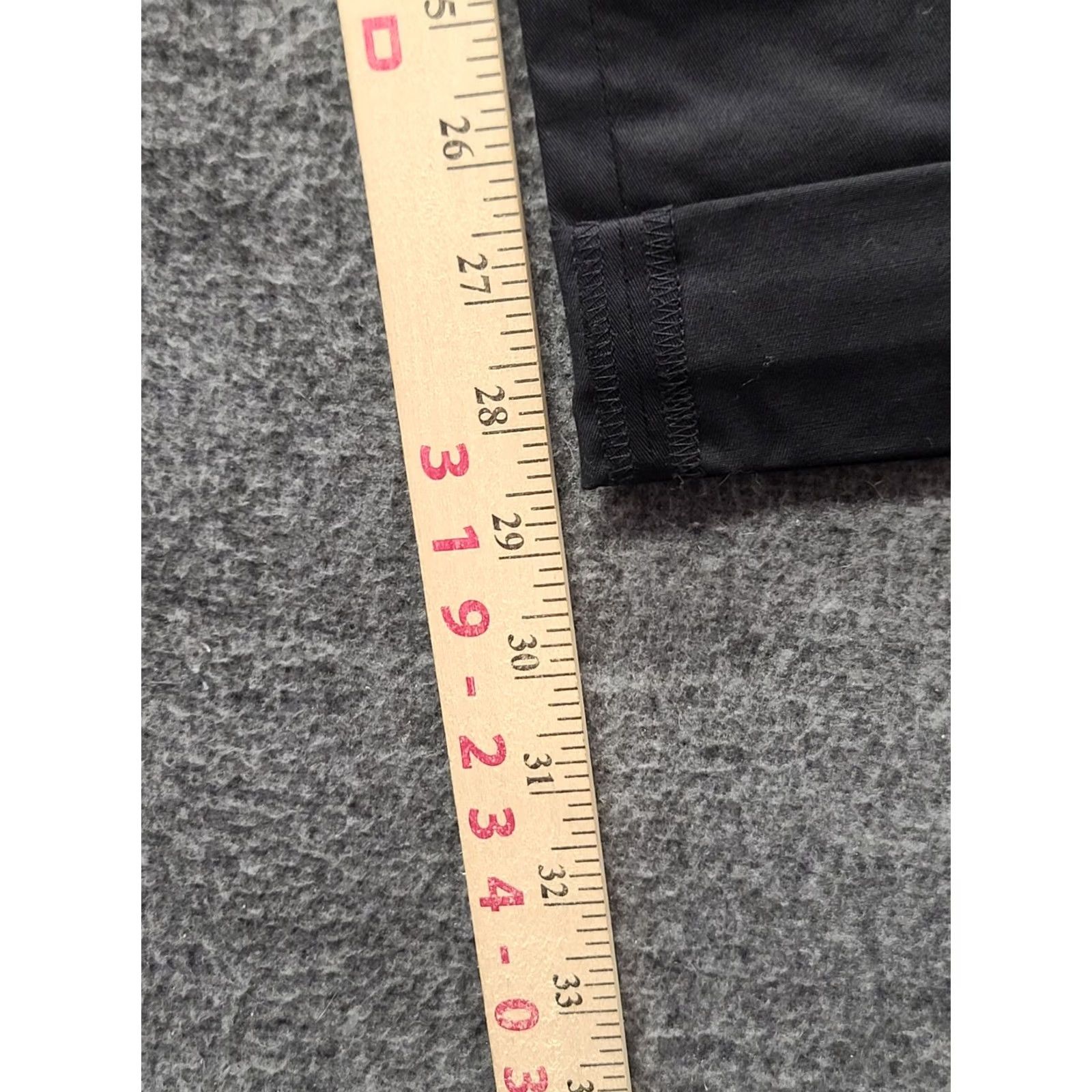 Ralph Lauren Lauren Ralph Lauren Active Pants Womens 6 29x29 Regular Straight Leg Cargo Black Cotton Spandex Knit Zip Button Pockets Casual Workwear Size 28" / US 6 / IT 42 - 6 Thumbnail
